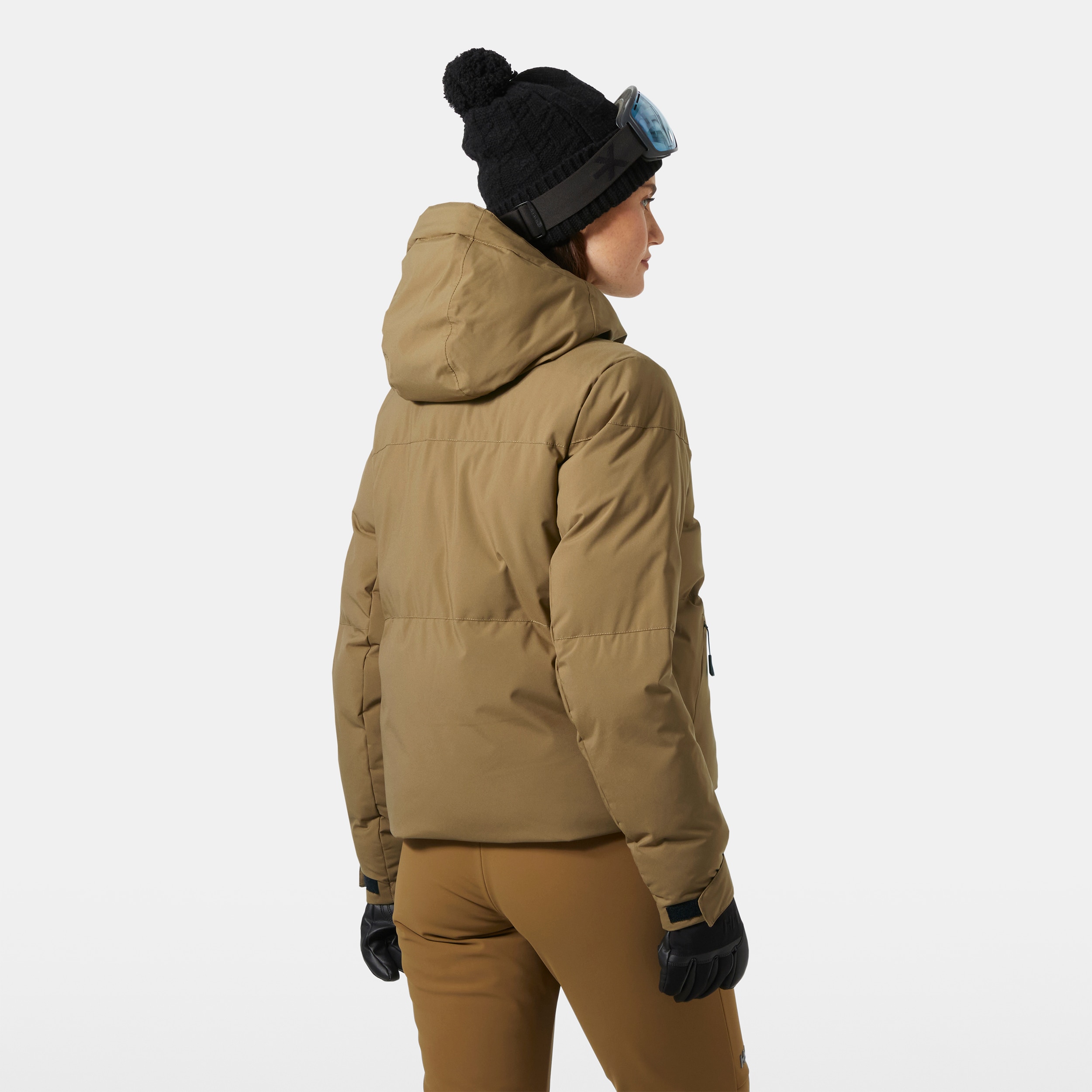 Imagen 4 de Chaqueta de esquí de mujer W NORA SHORT PUFFY Helly Hansen - Kaki Kaki