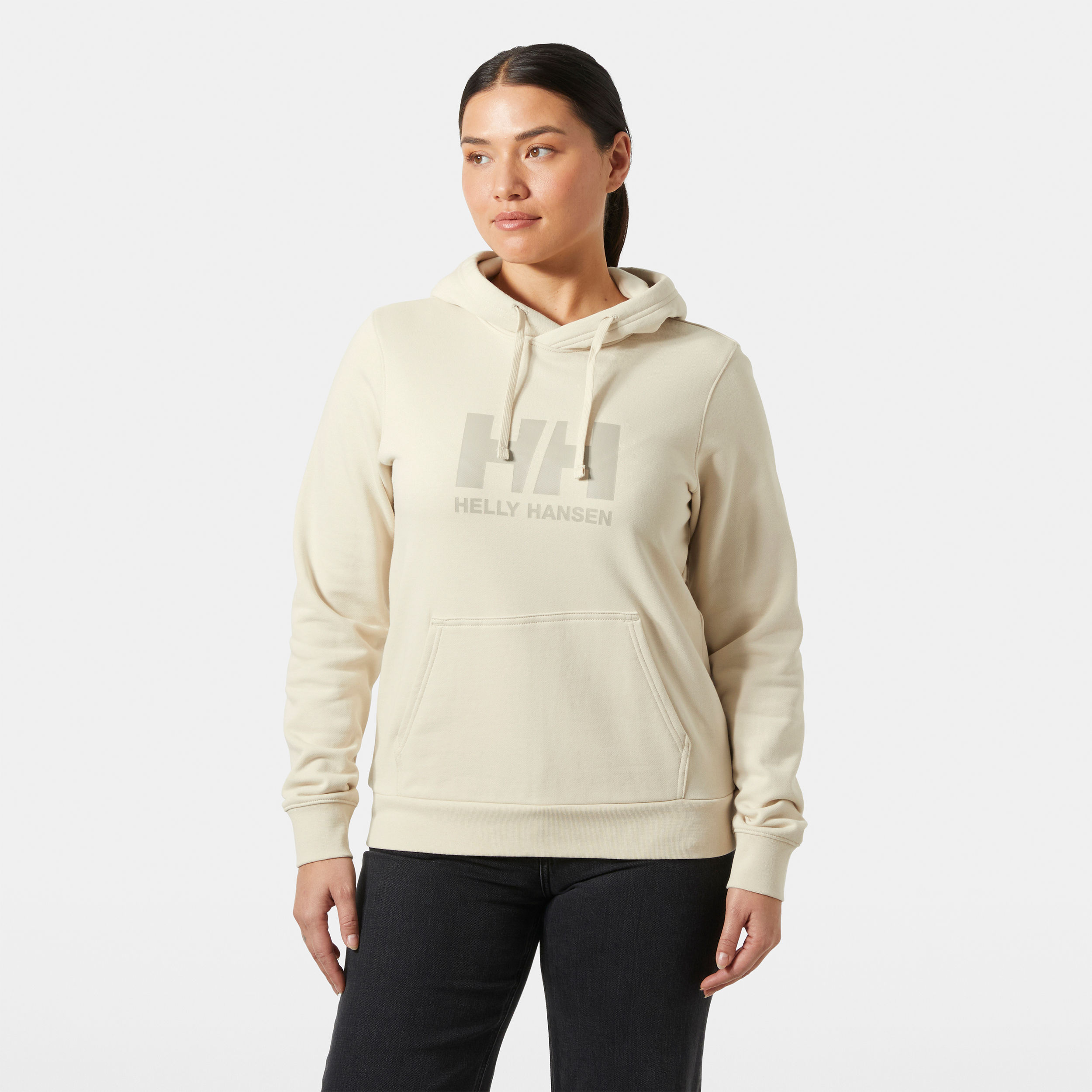 Imagen 3 de Sudadera de mujer W HH LOGO Helly Hansen - Crema Crema