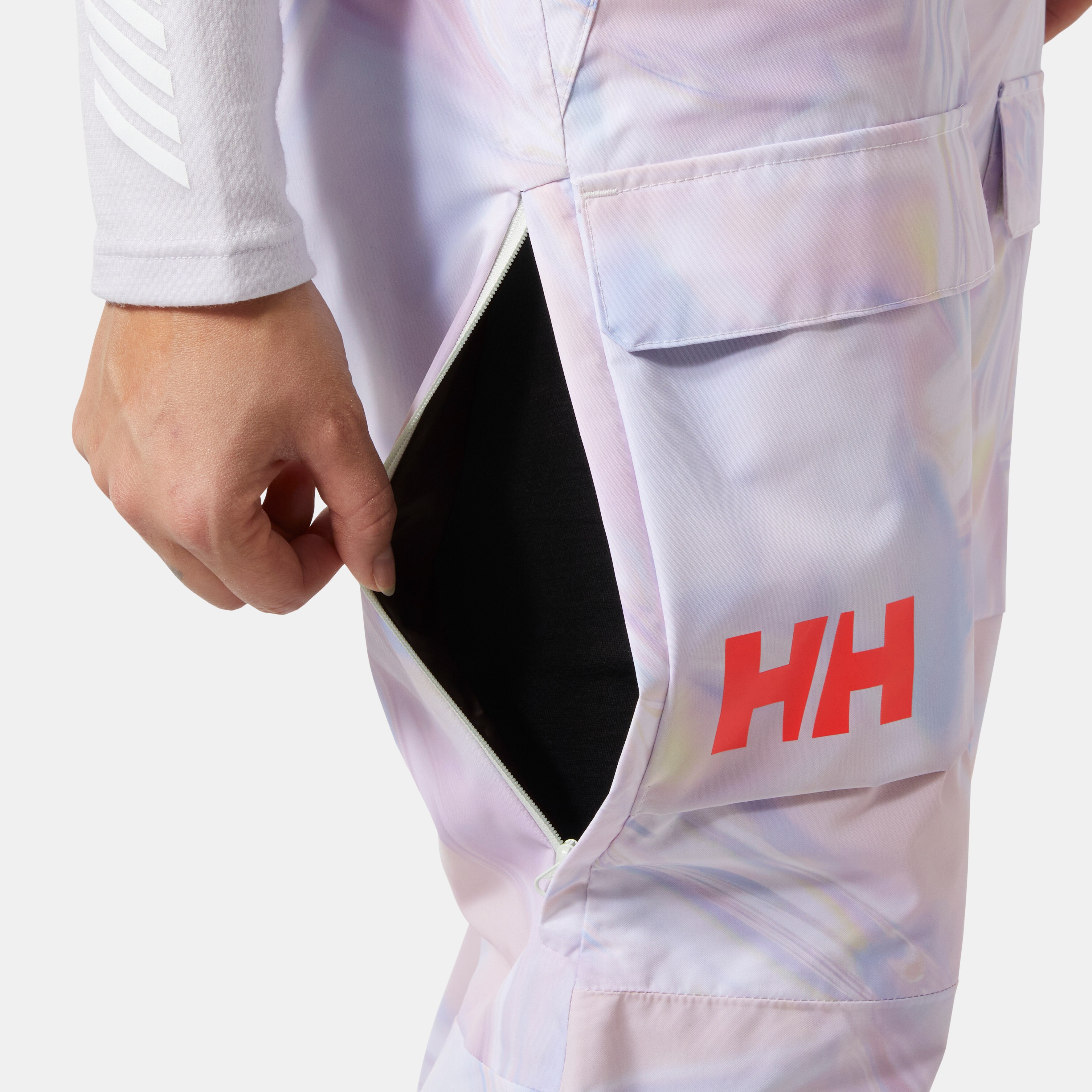 Pantalones de esquí de mujer W SWITCH CARGO 2.0 Helly Hansen - Multicolor Multicolor-4