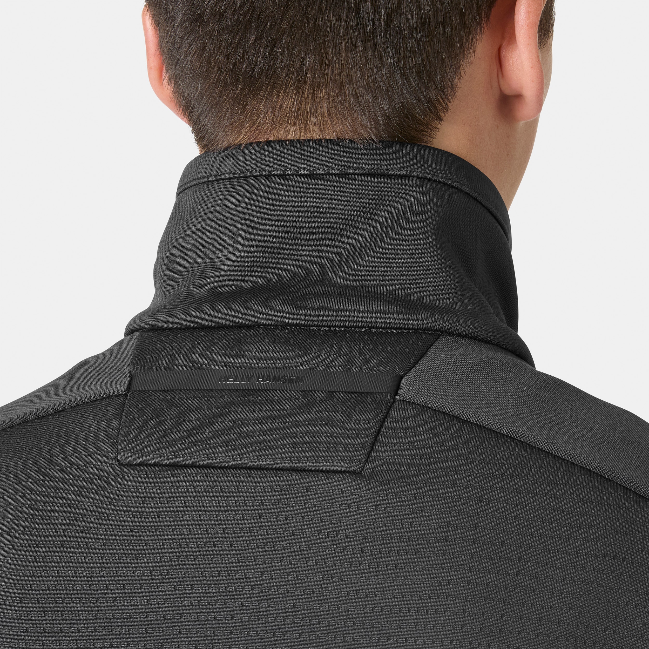 Chaqueta de hombre HP Fleece Helly Hansen - Gris oscuro Gris oscuro-3