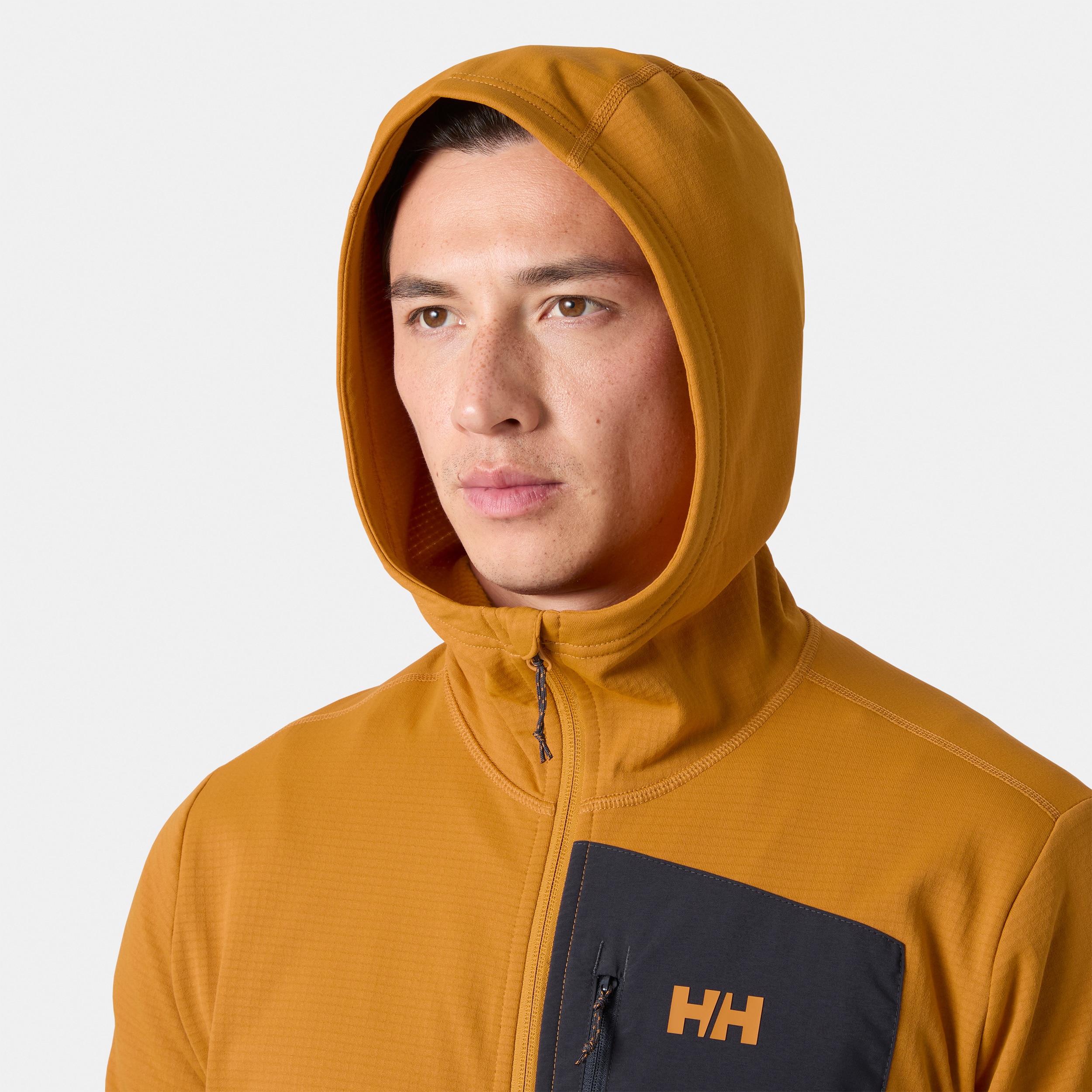 Imagen 5 de Forro polar de hombre VERSALITE HOODED FLEECE JACKET Helly Hansen - Naranja mango Naranja mango