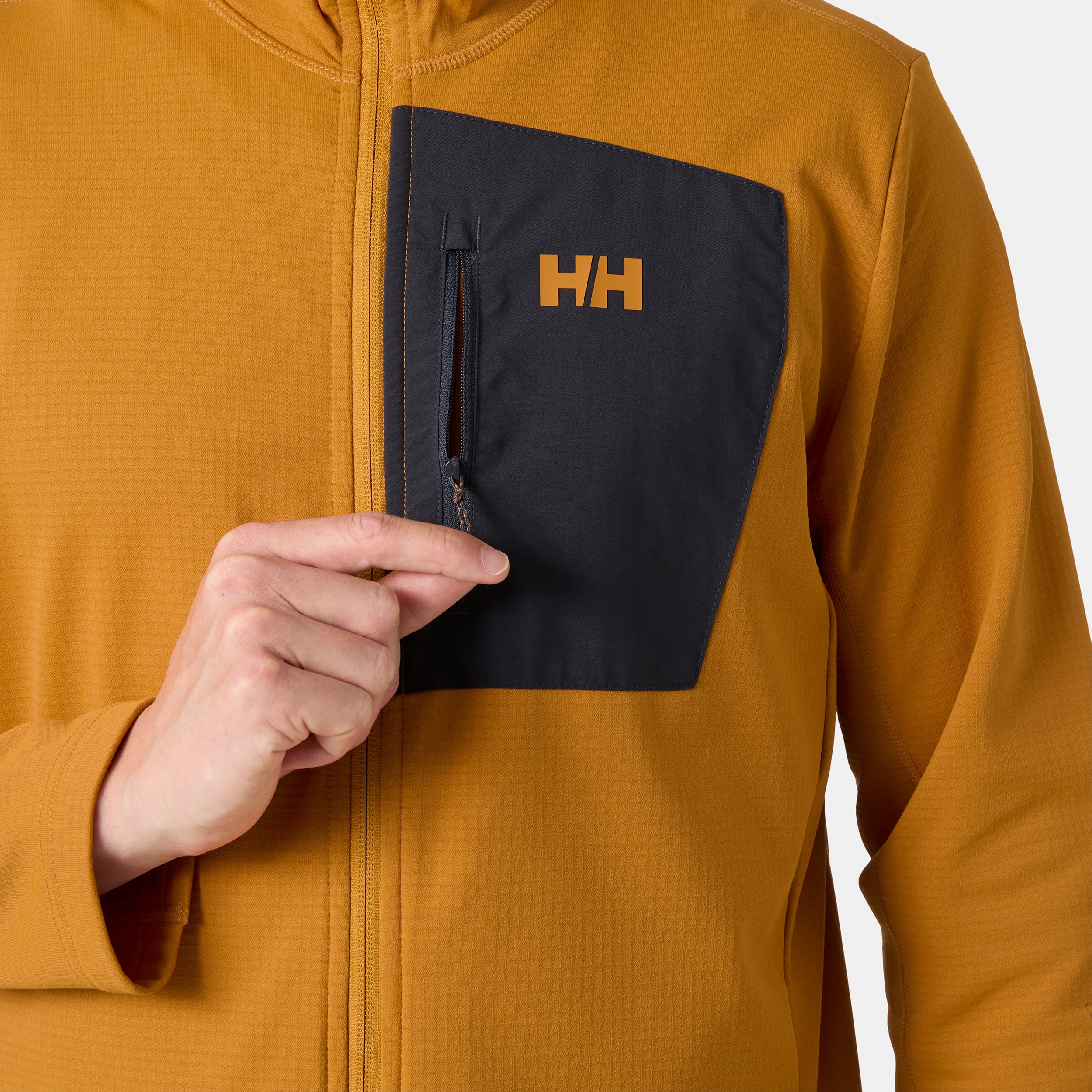 Imagen 6 de Forro polar de hombre VERSALITE HOODED FLEECE JACKET Helly Hansen - Naranja mango Naranja mango