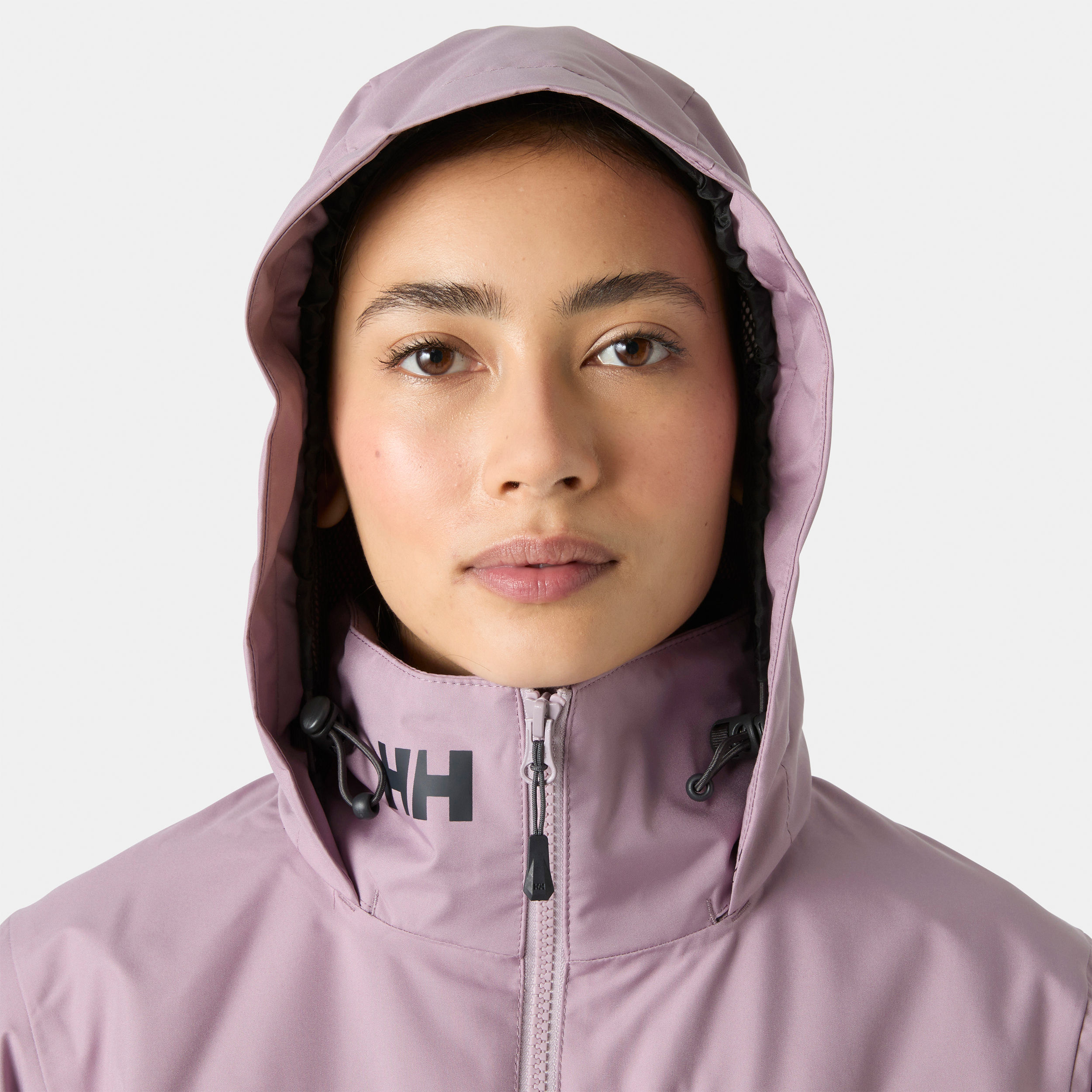 Chaqueta de mujer W CREW HOODED MIDL 2.0 Helly Hansen - Malva Malva-5