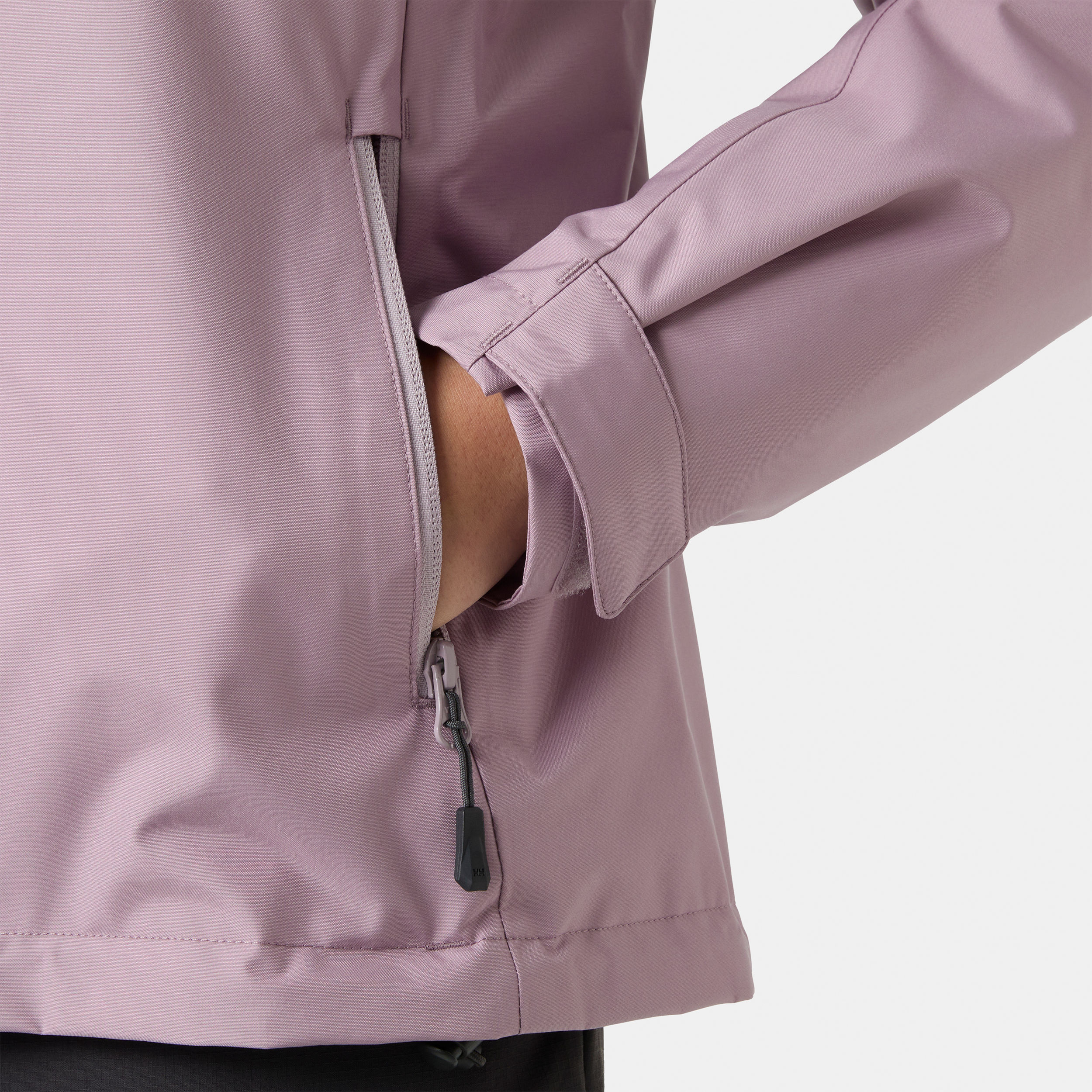 Chaqueta de mujer W CREW HOODED MIDL 2.0 Helly Hansen - Malva Malva-8
