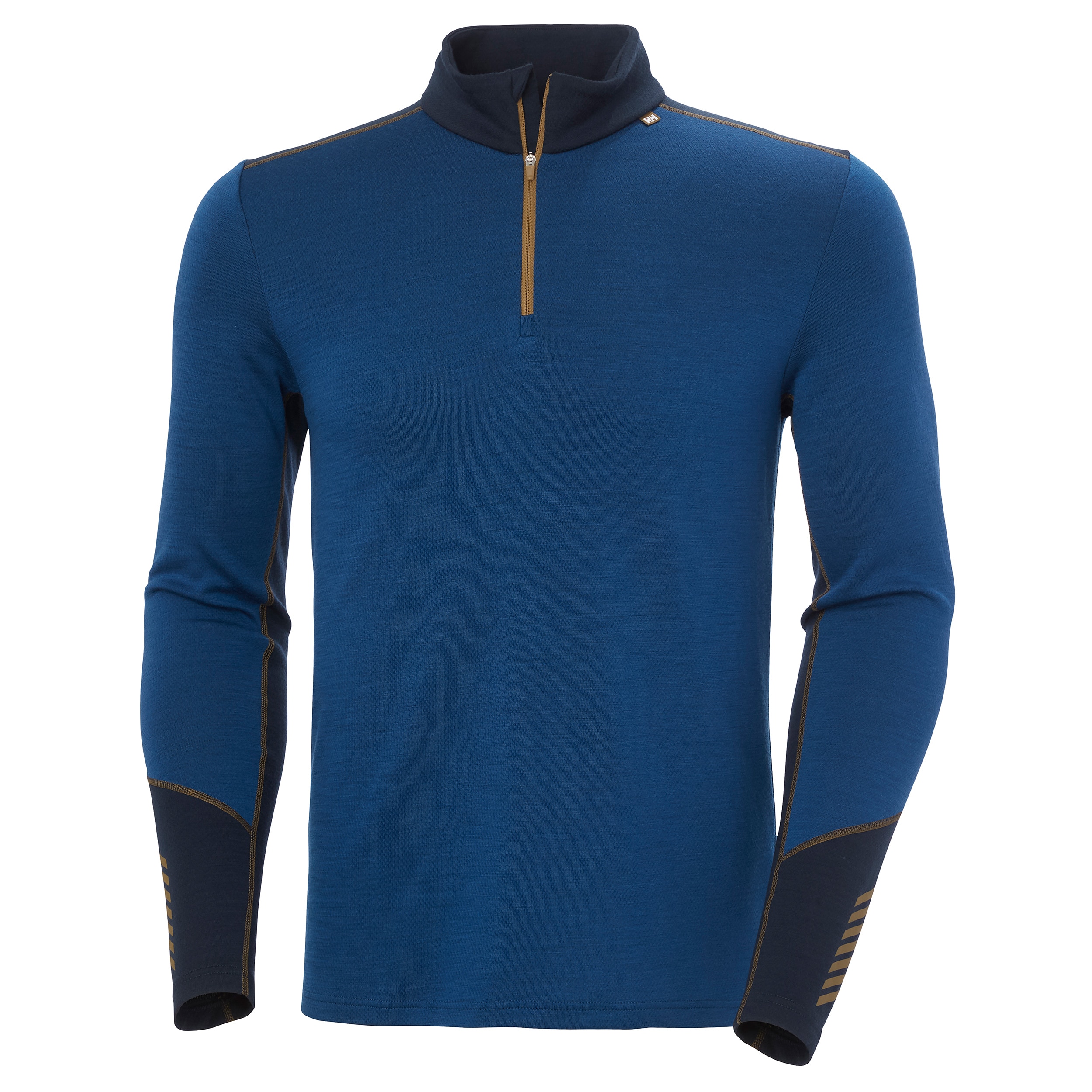 Camiseta de hombre LIFA MERINO MIDWEIGHT 1/2 ZIP Helly Hansen - Azul oscuro Azul oscuro-1