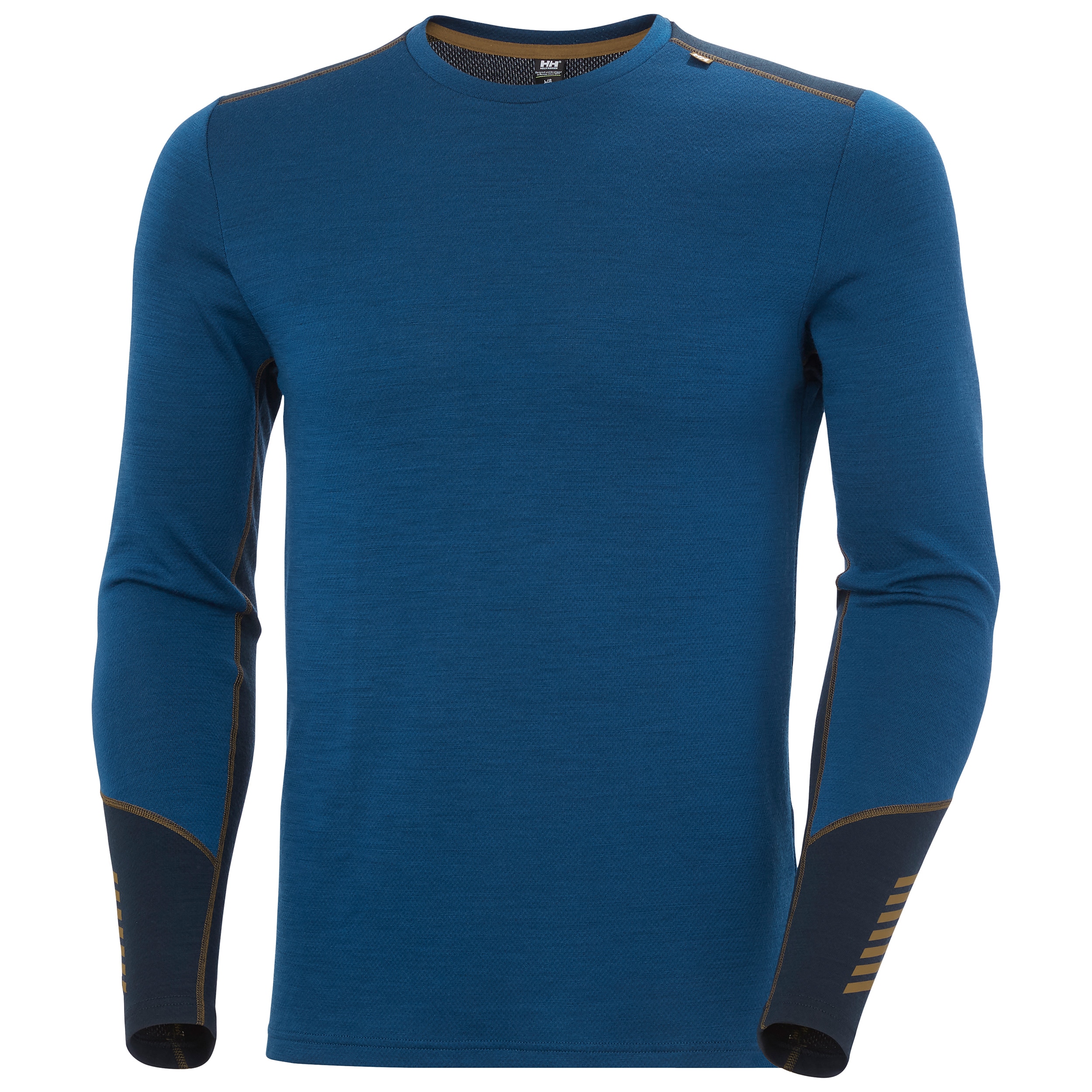 Camiseta térmica de hombre LIFA MERINO MIDWEIGHT CREW Helly Hansen - Azul oscuro Azul oscuro-1