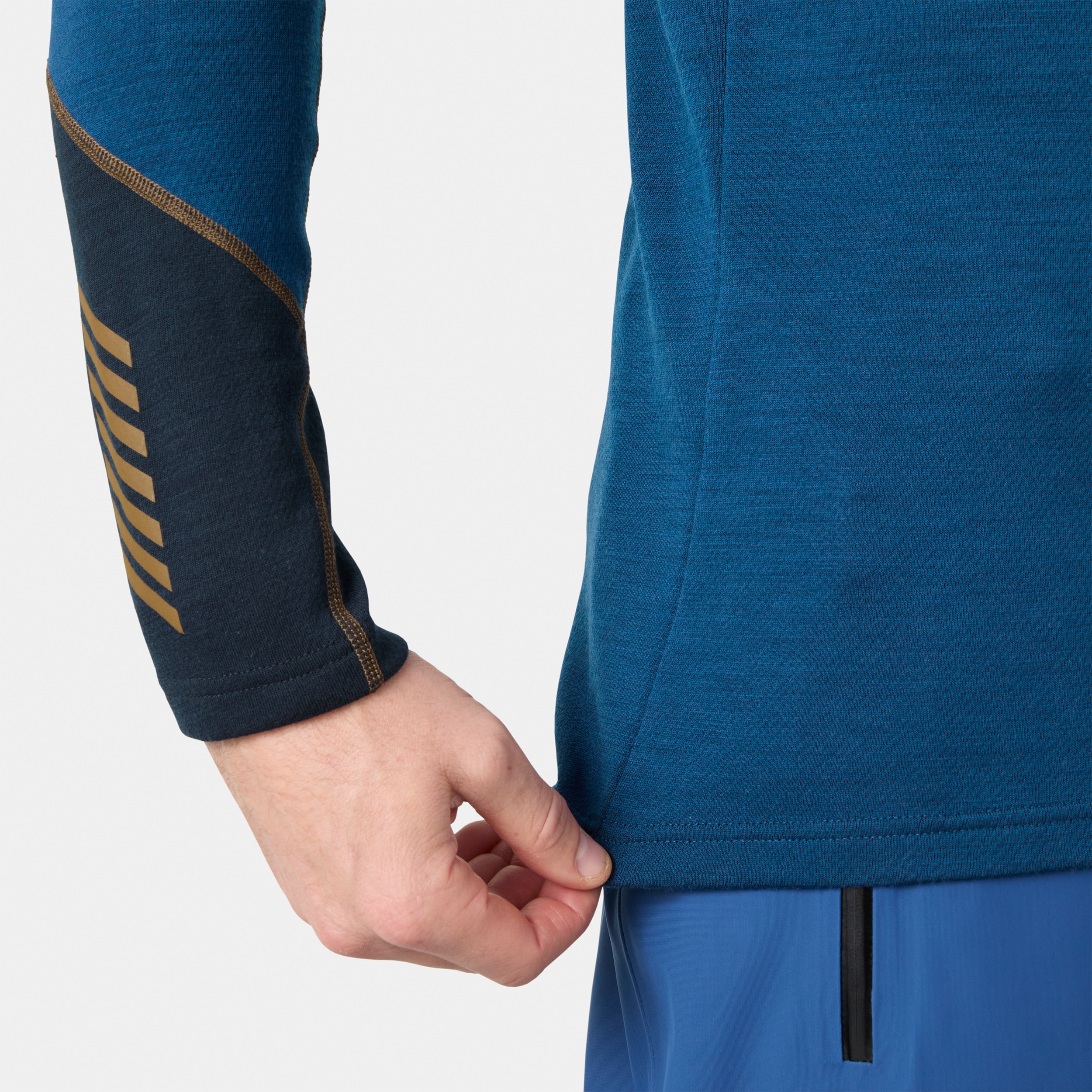 Camiseta térmica de hombre LIFA MERINO MIDWEIGHT CREW Helly Hansen - Azul oscuro Azul oscuro-6
