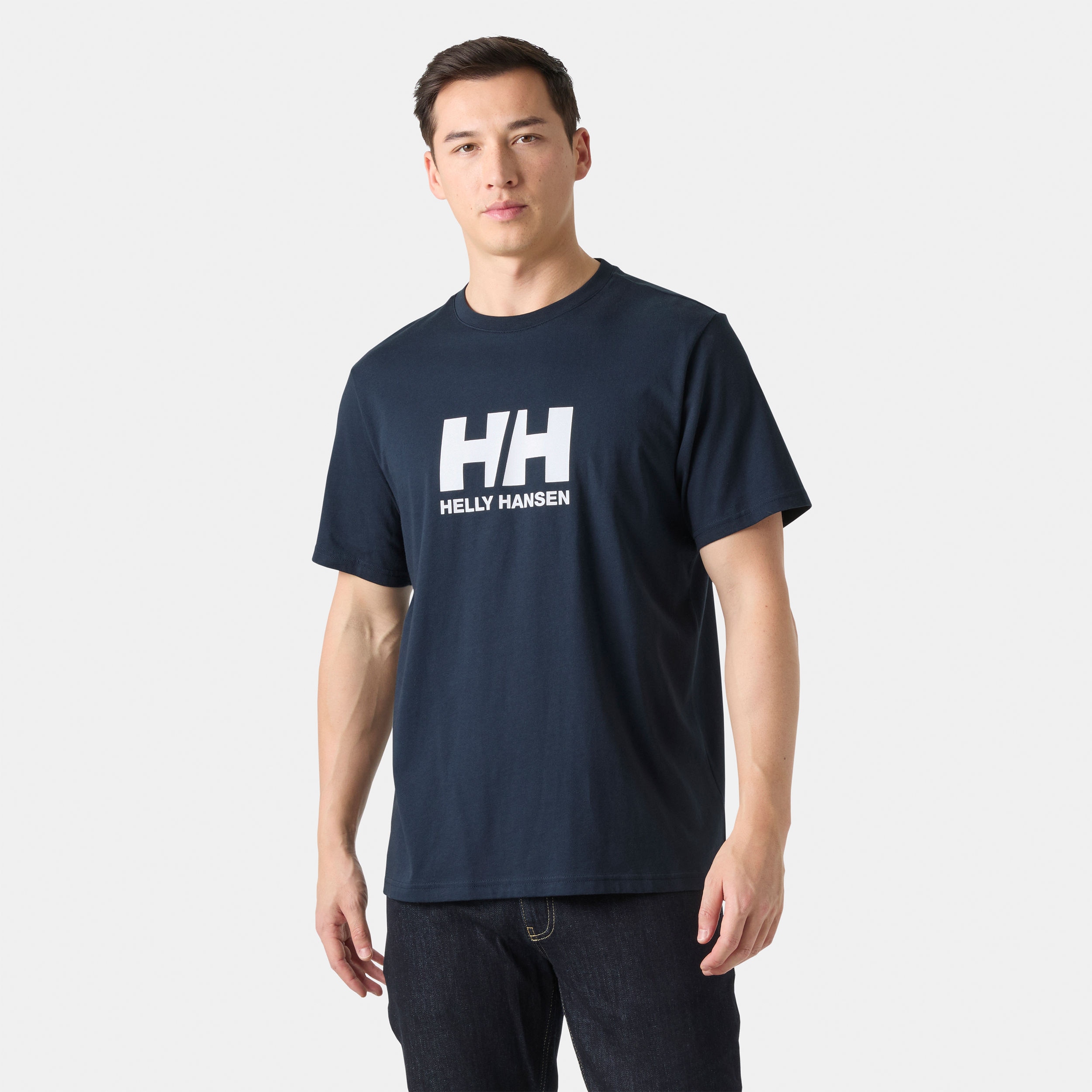 Camiseta de hombre HH LOGO T-SHIRT 3.0 Helly Hansen - Azul marino Azul marino-3