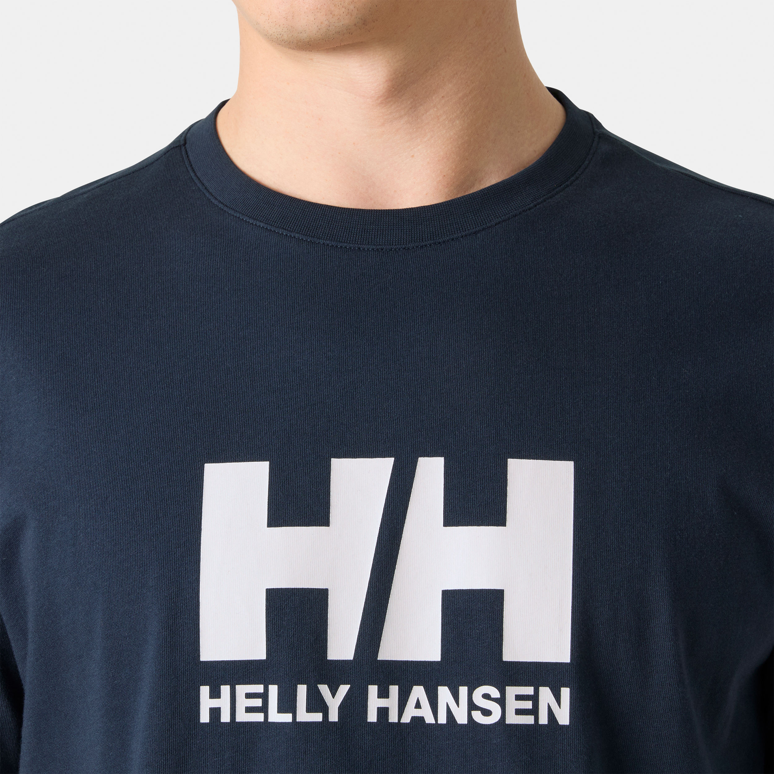 Camiseta de hombre HH LOGO T-SHIRT 3.0 Helly Hansen - Azul marino Azul marino-5