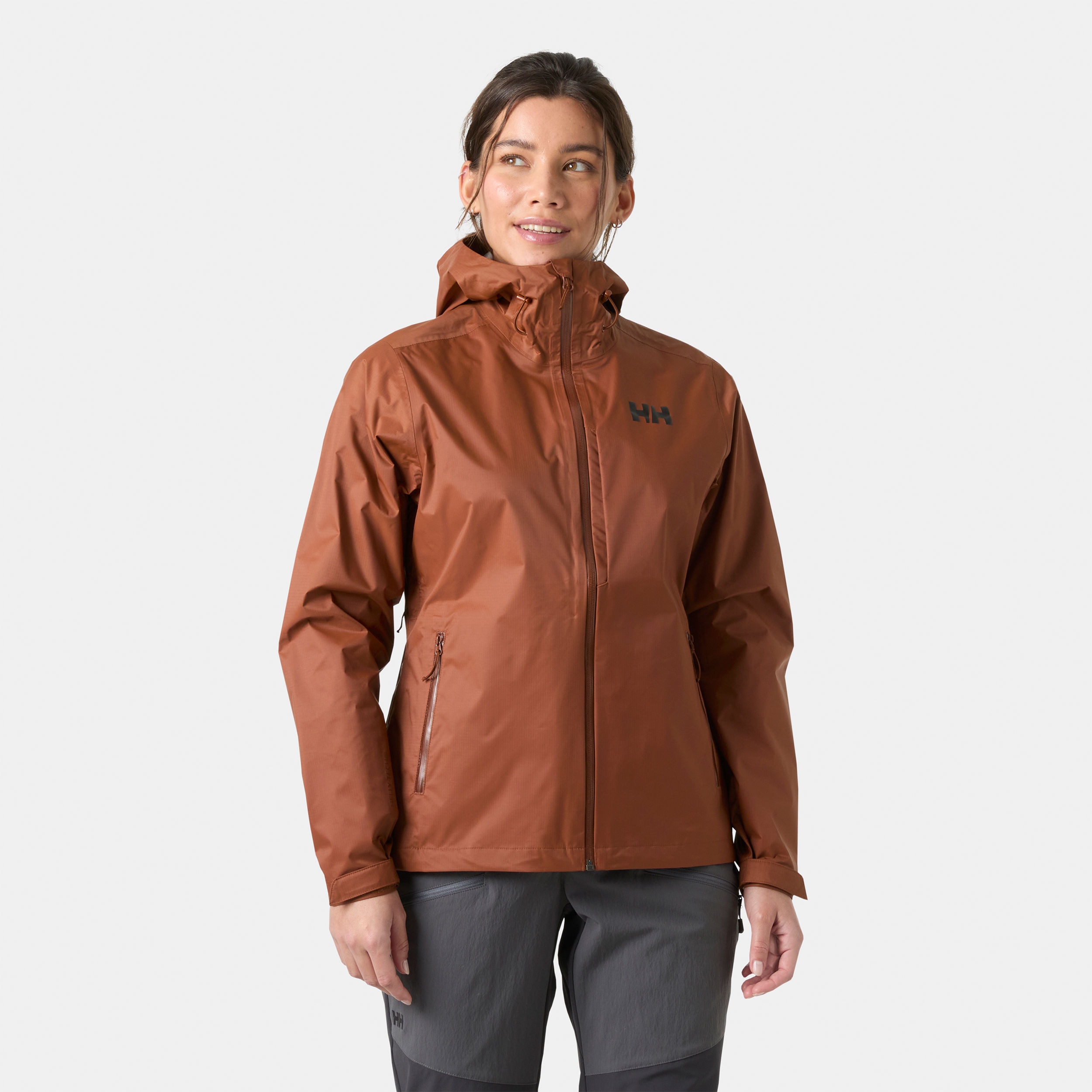 Chaqueta de montaña de mujer W LOKE TERRA Helly Hansen - Teja Teja-3