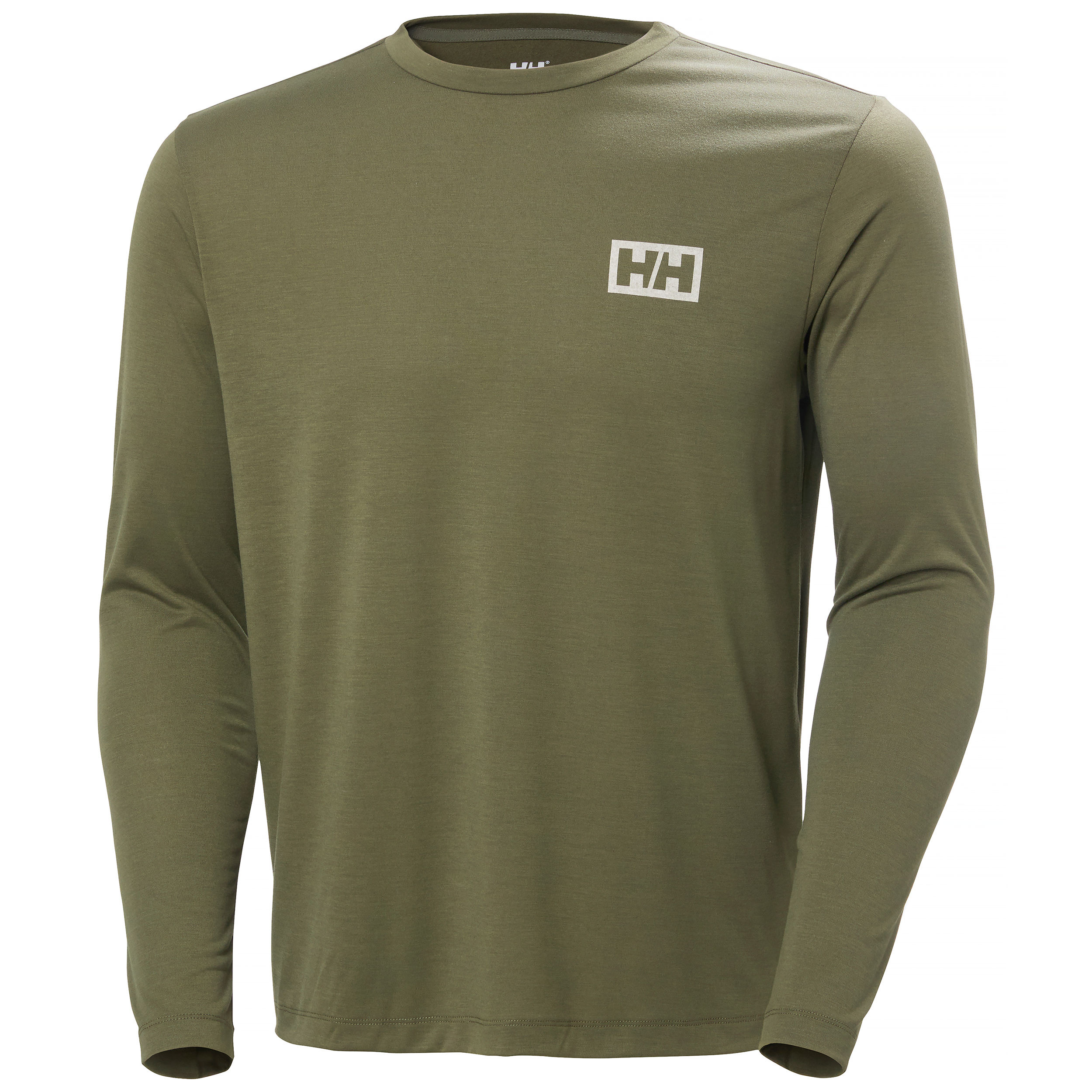 Helly Hansen Camiseta de hombre SKOG GRAPHIC LS Verde militar
