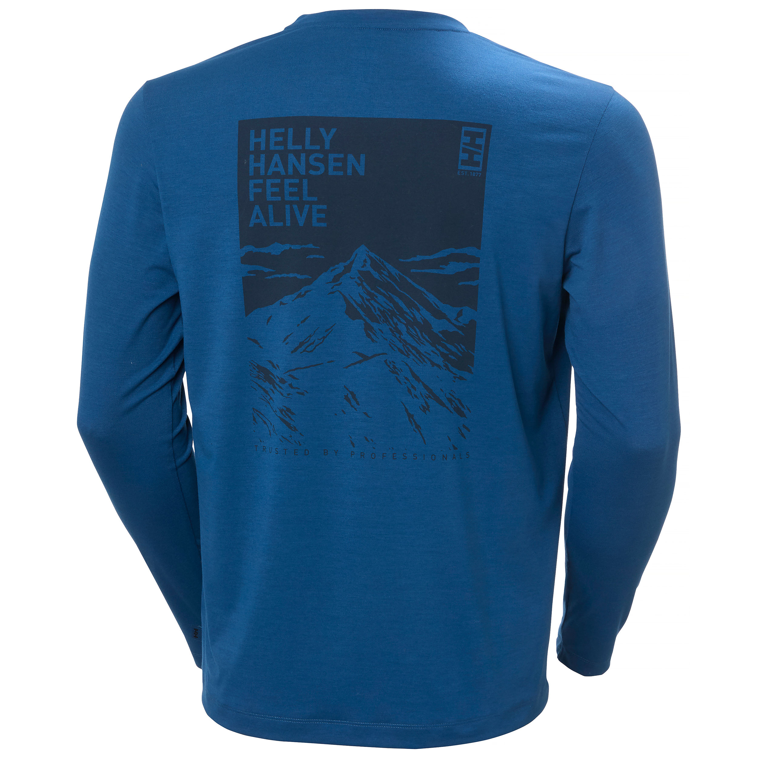 Imagen 2 de Camiseta de hombre SKOG GRAPHIC LS Helly Hansen - Azul oscuro Azul oscuro