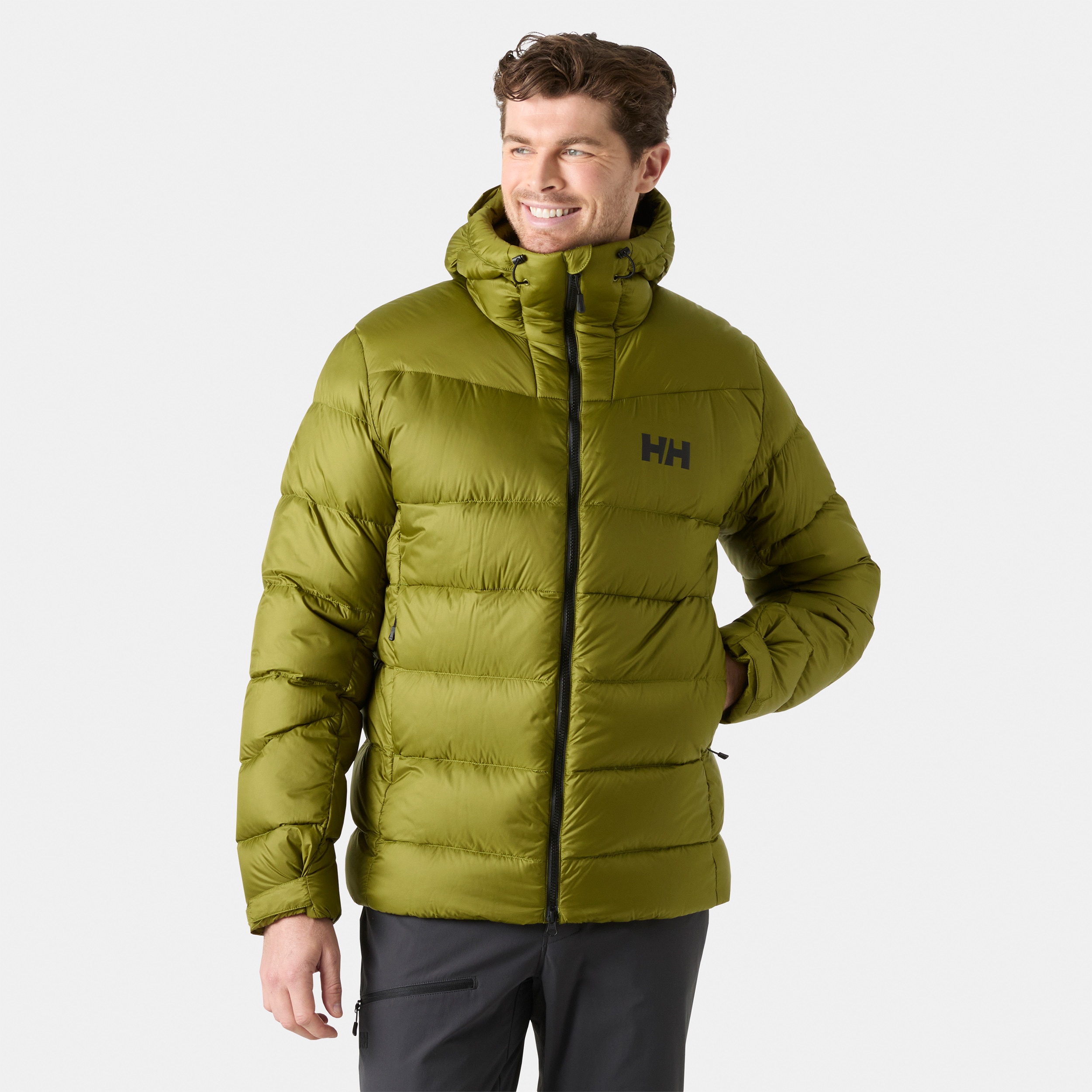 Chaqueta de hombre GLACIER DOWN Helly Hansen - Verde Oliva Verde Oliva-3