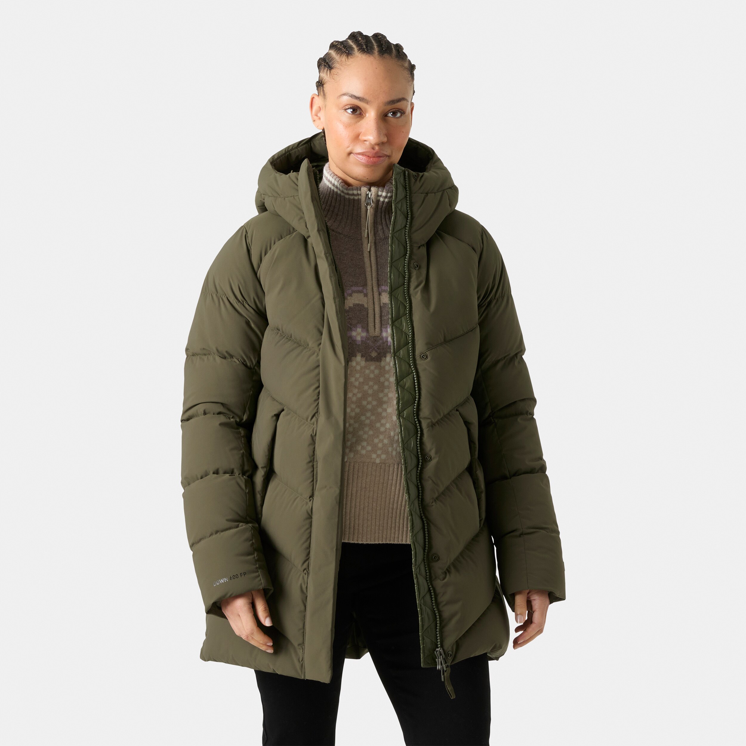 Imagen 3 de Chaqueta de mujer W HELLY PUFF DOWN PARKA Helly Hansen - Verde militar Verde militar
