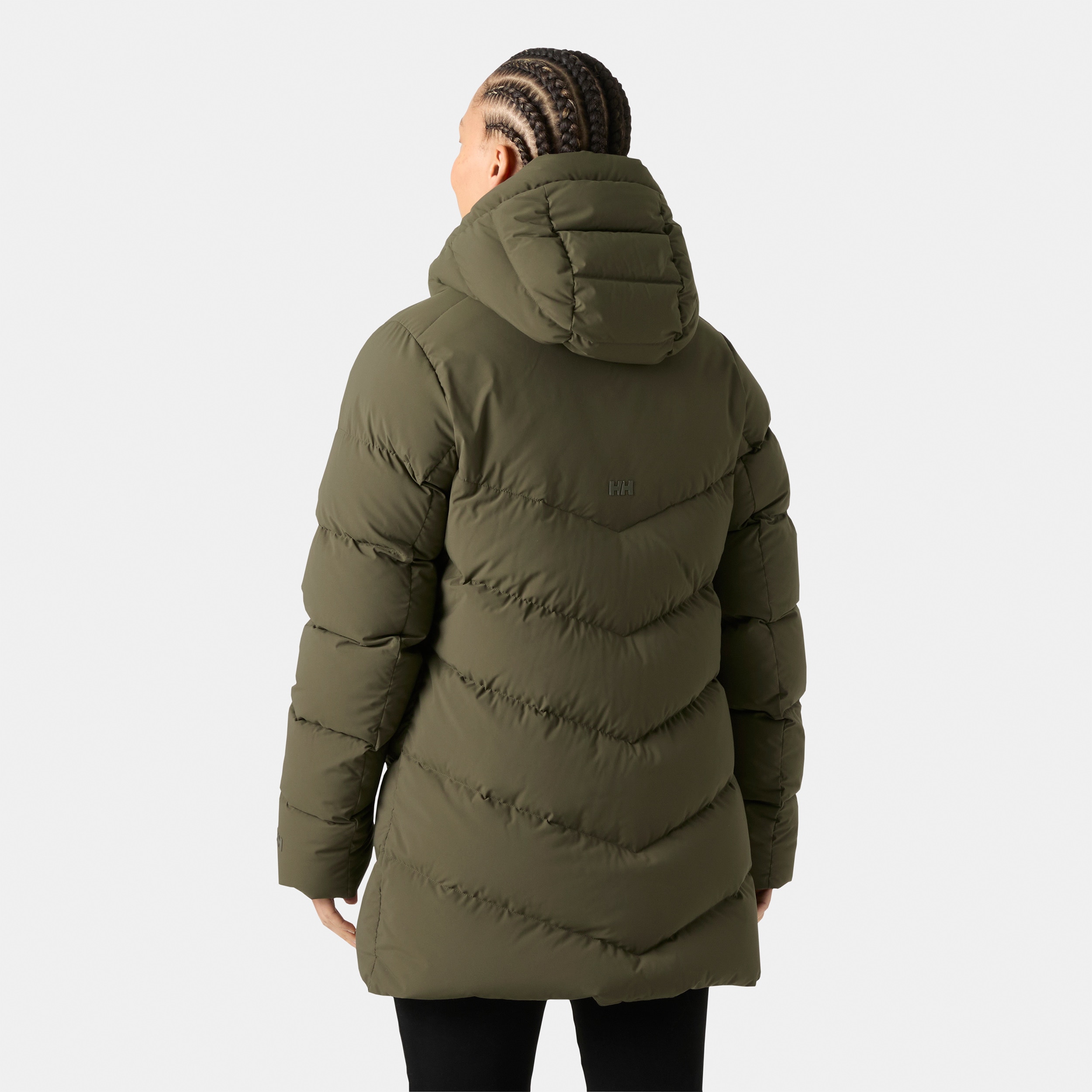 Imagen 4 de Chaqueta de mujer W HELLY PUFF DOWN PARKA Helly Hansen - Verde militar Verde militar