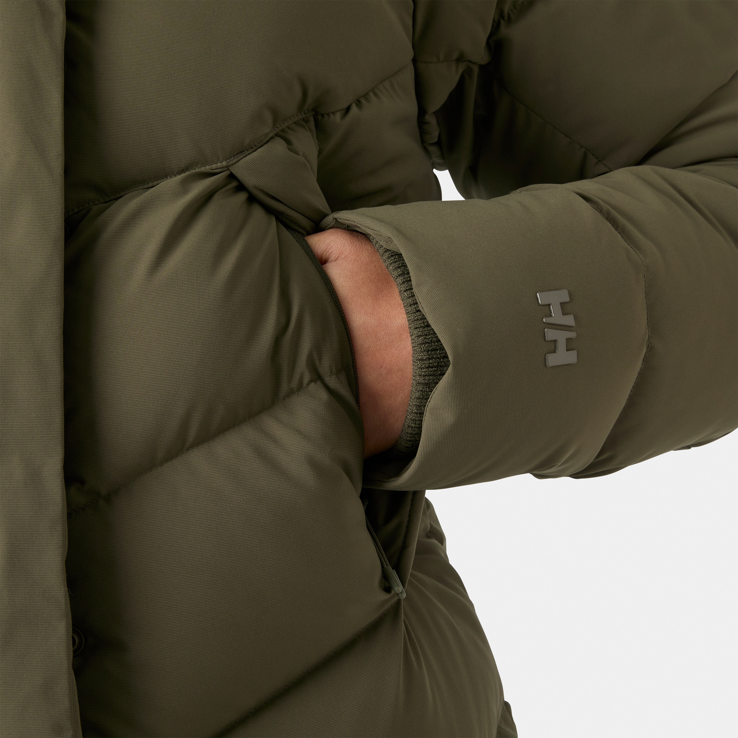 Imagen 5 de Chaqueta de mujer W HELLY PUFF DOWN PARKA Helly Hansen - Verde militar Verde militar