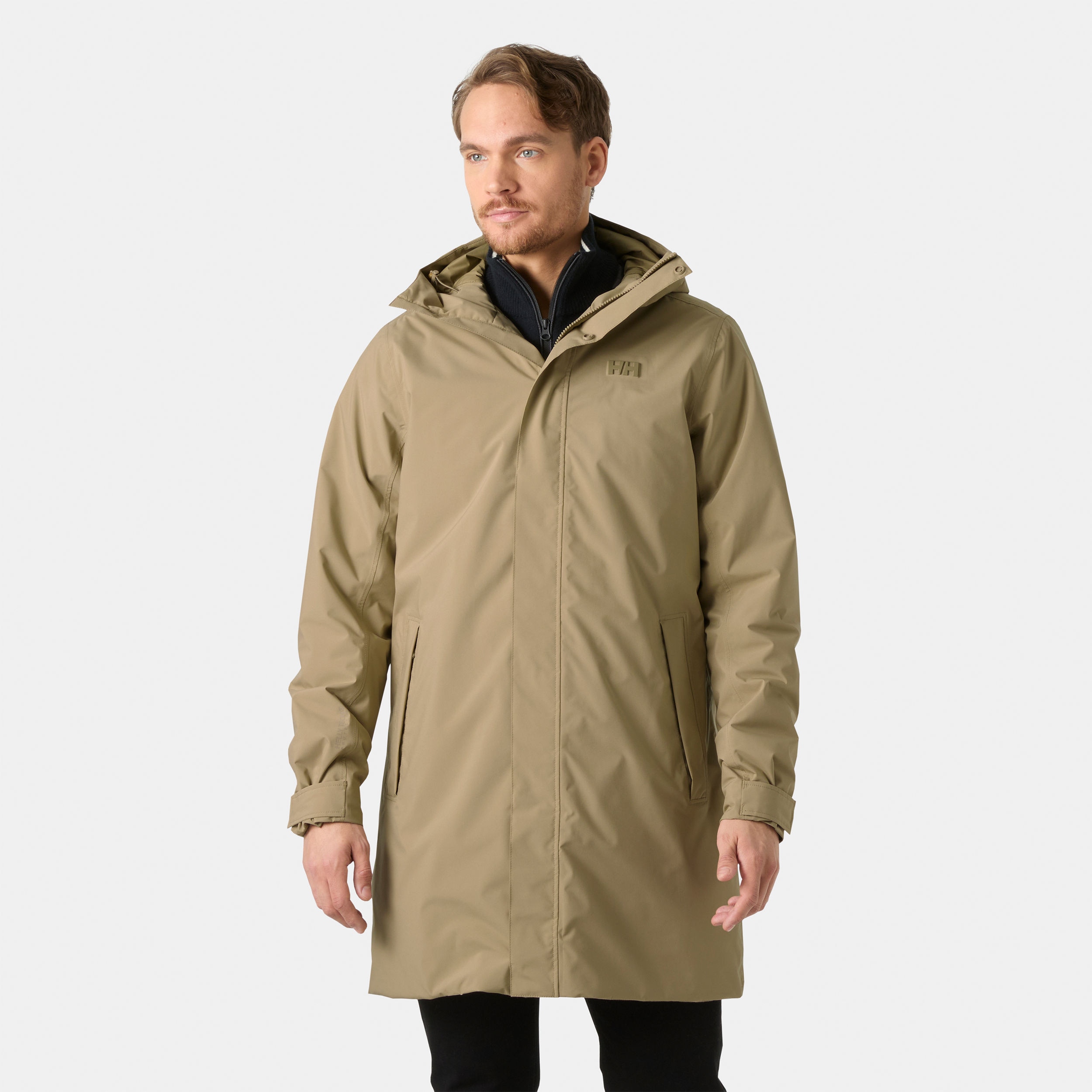 Chaqueta de hombre BRUSSEL INS RAIN COAT Helly Hansen - Piedra Piedra-3