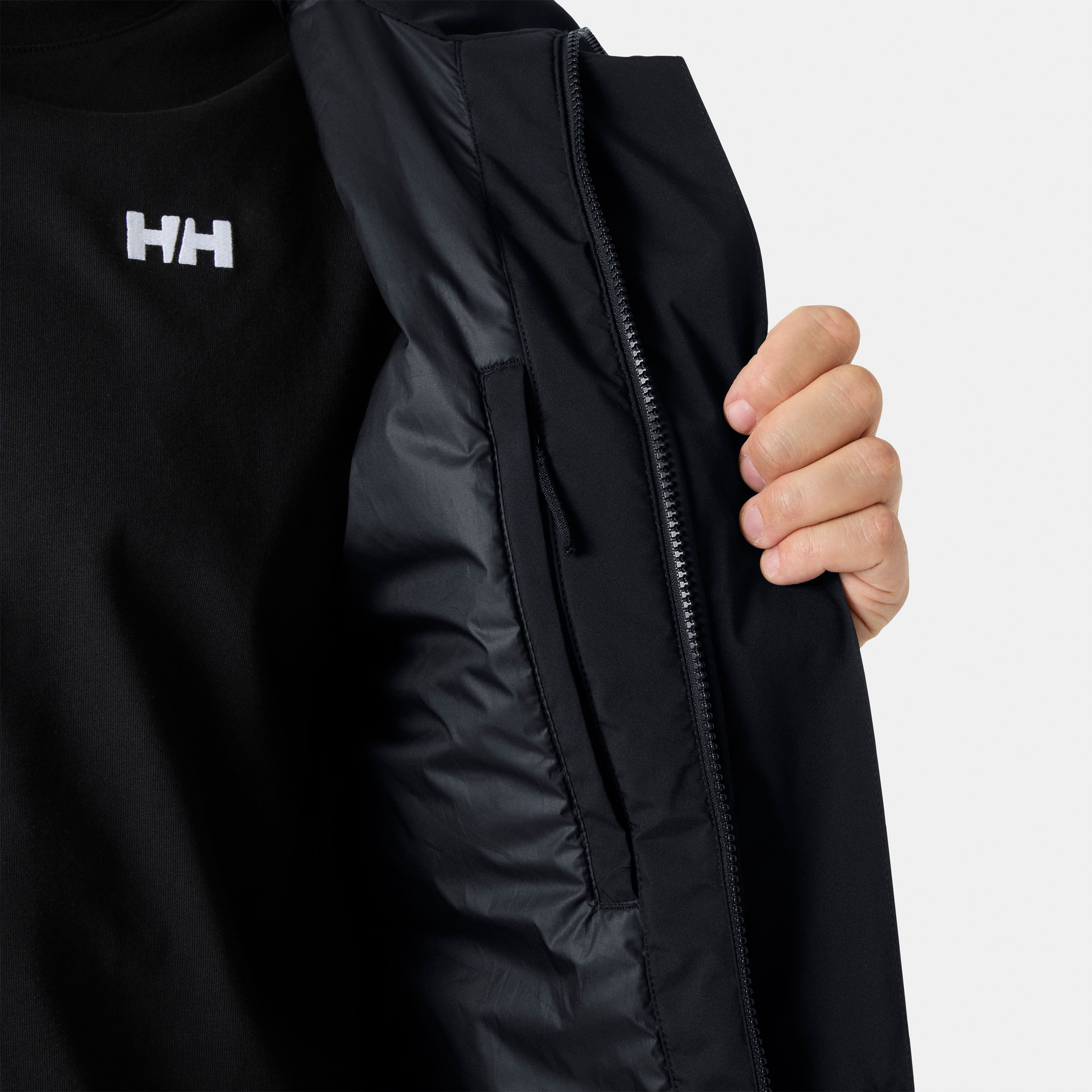 Chaqueta de hombre BRUSSEL INS RAIN COAT Helly Hansen - Negro Negro-6
