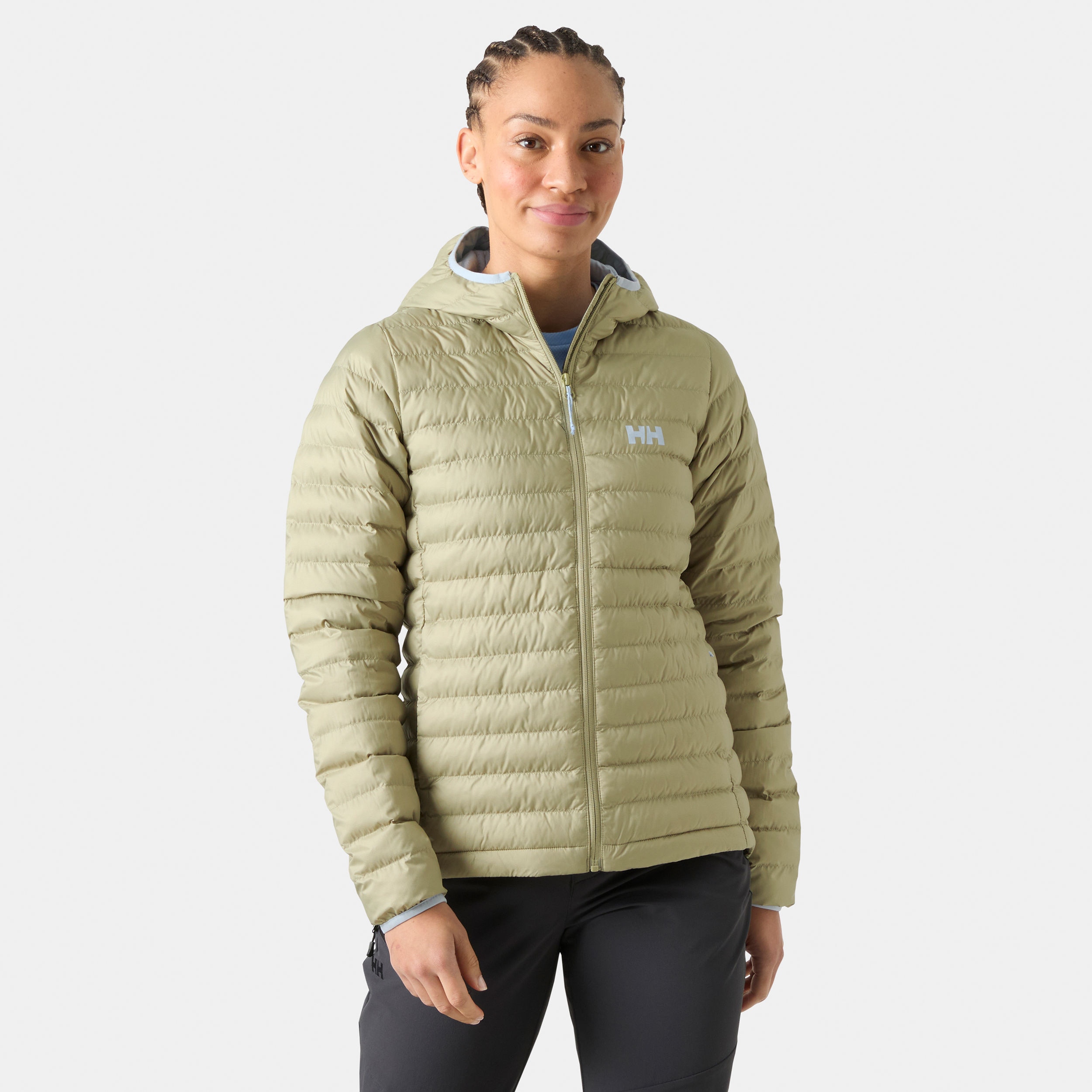 Imagen 3 de Chaqueta de montaña de mujer W SIRDAL HOODED INSULATOR Helly Hansen - Verde Verde
