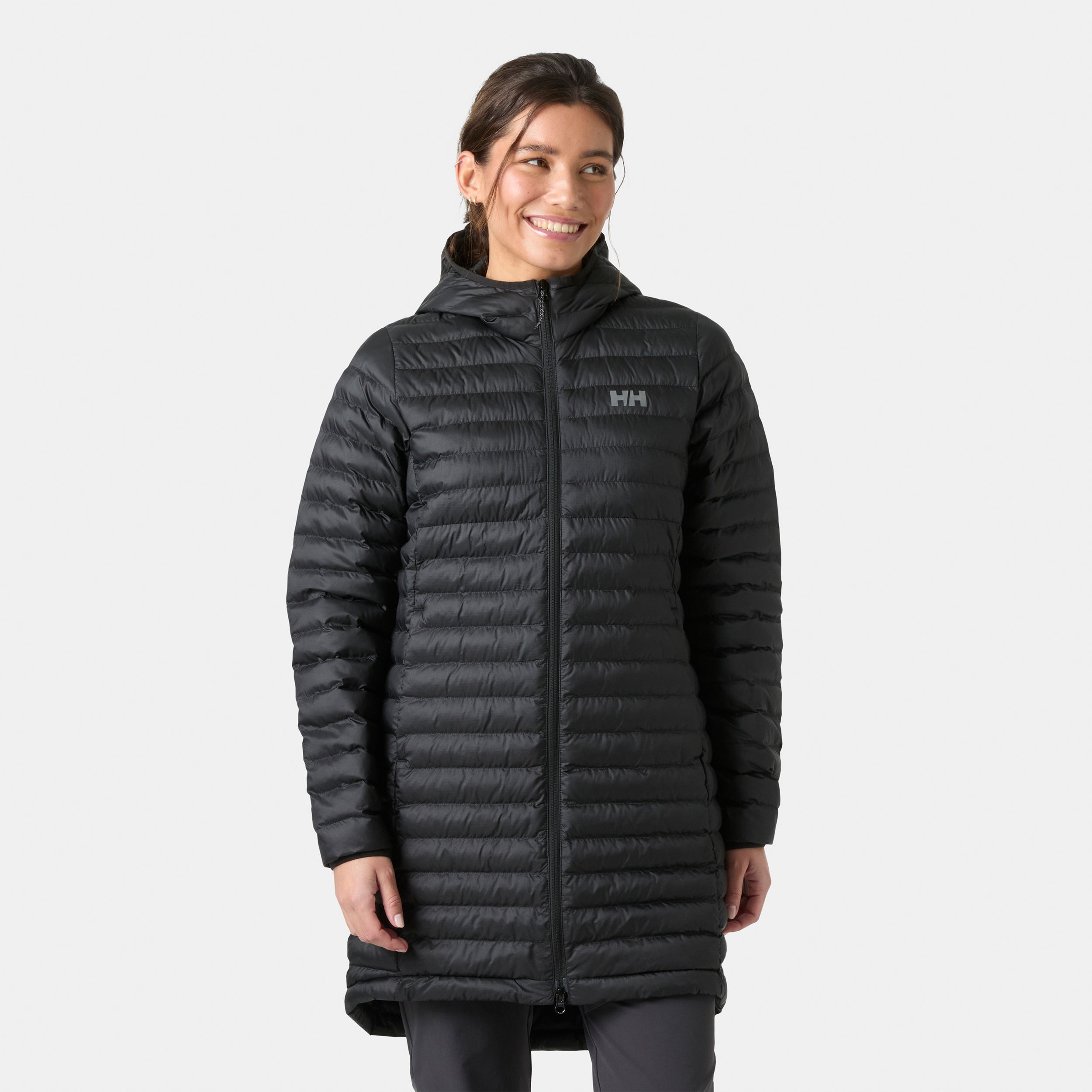 Imagen 3 de Chaqueta de montaña de mujer W SIRDAL LONG HOODED INSULATOR Helly Hansen - Negro Negro