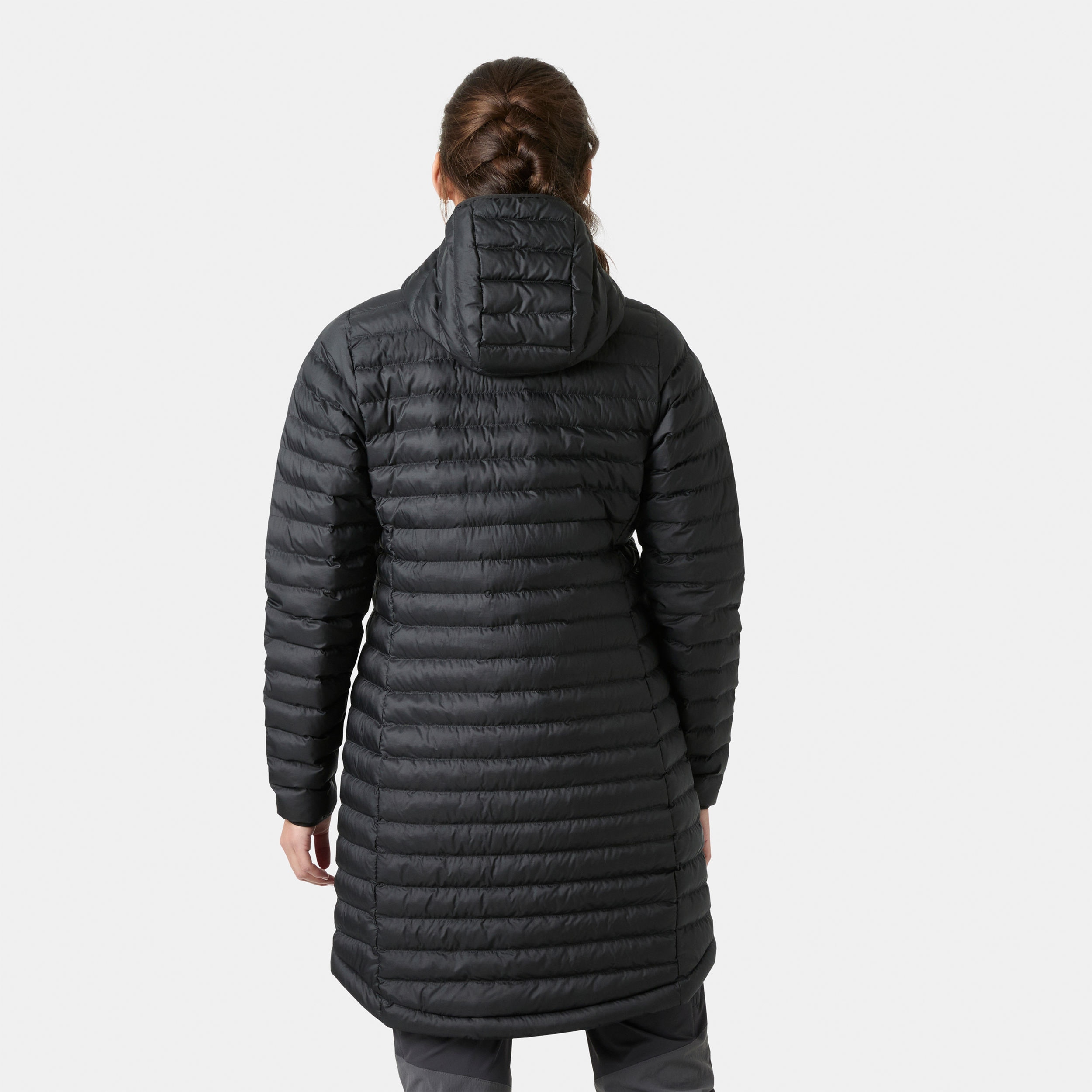 Imagen 4 de Chaqueta de montaña de mujer W SIRDAL LONG HOODED INSULATOR Helly Hansen - Negro Negro