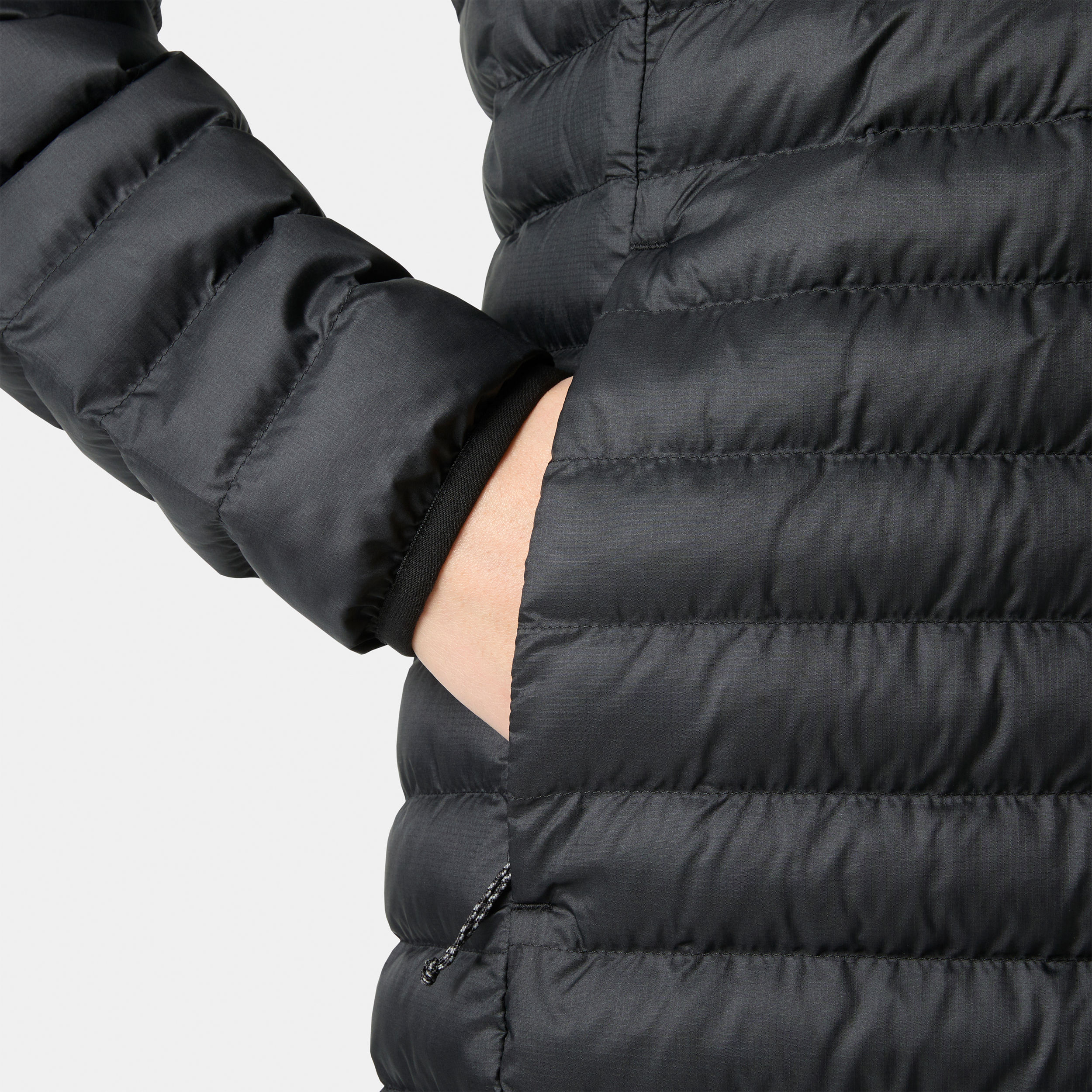 Imagen 6 de Chaqueta de montaña de mujer W SIRDAL LONG HOODED INSULATOR Helly Hansen - Negro Negro