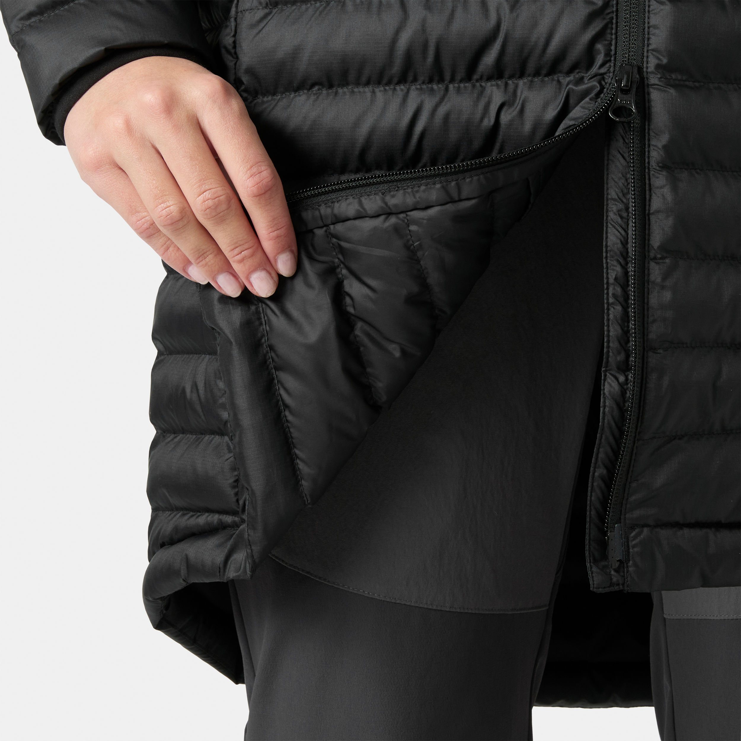 Imagen 7 de Chaqueta de montaña de mujer W SIRDAL LONG HOODED INSULATOR Helly Hansen - Negro Negro