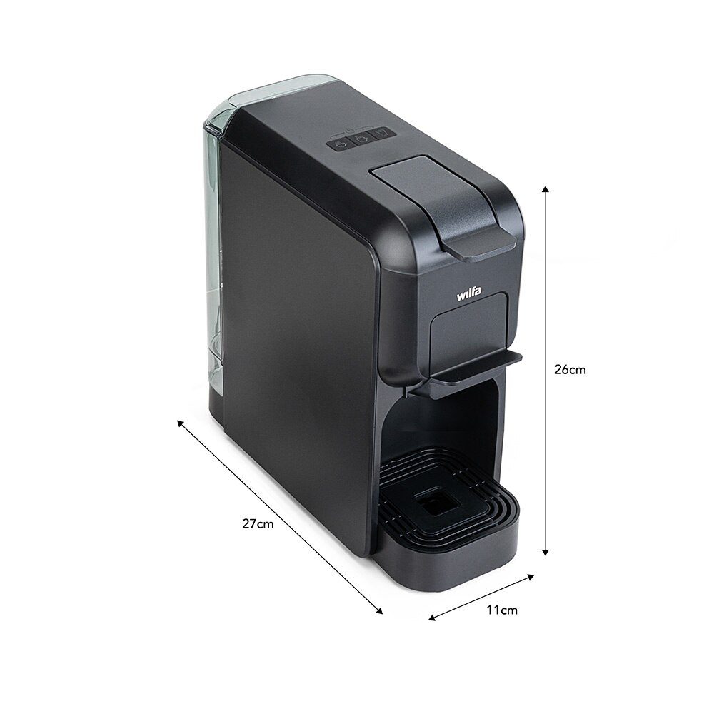 Cafetera de cápsulas automática Wilfa Volo Multi Mini - Negro Negro-2