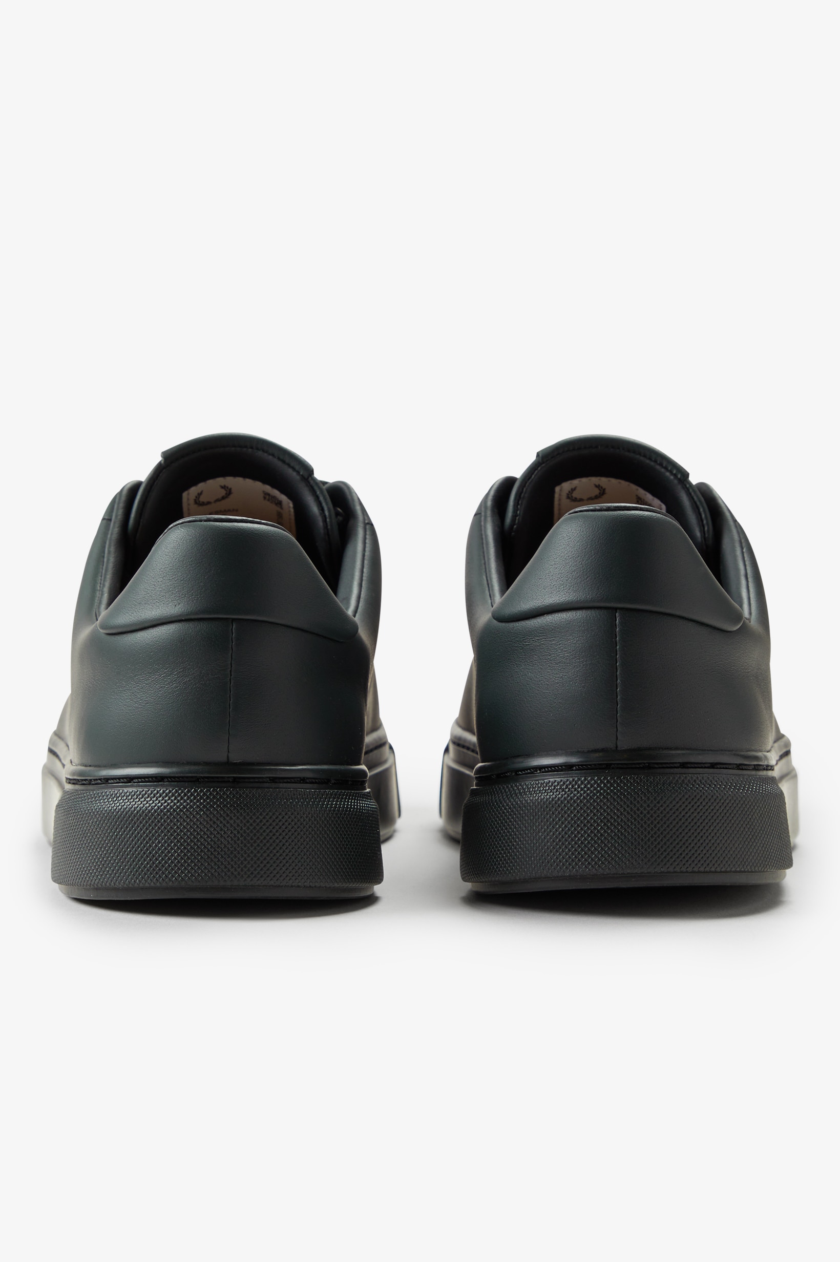 Sapatilhas unisexo 'B71' em pele Fred Perry Verde-escuro-5