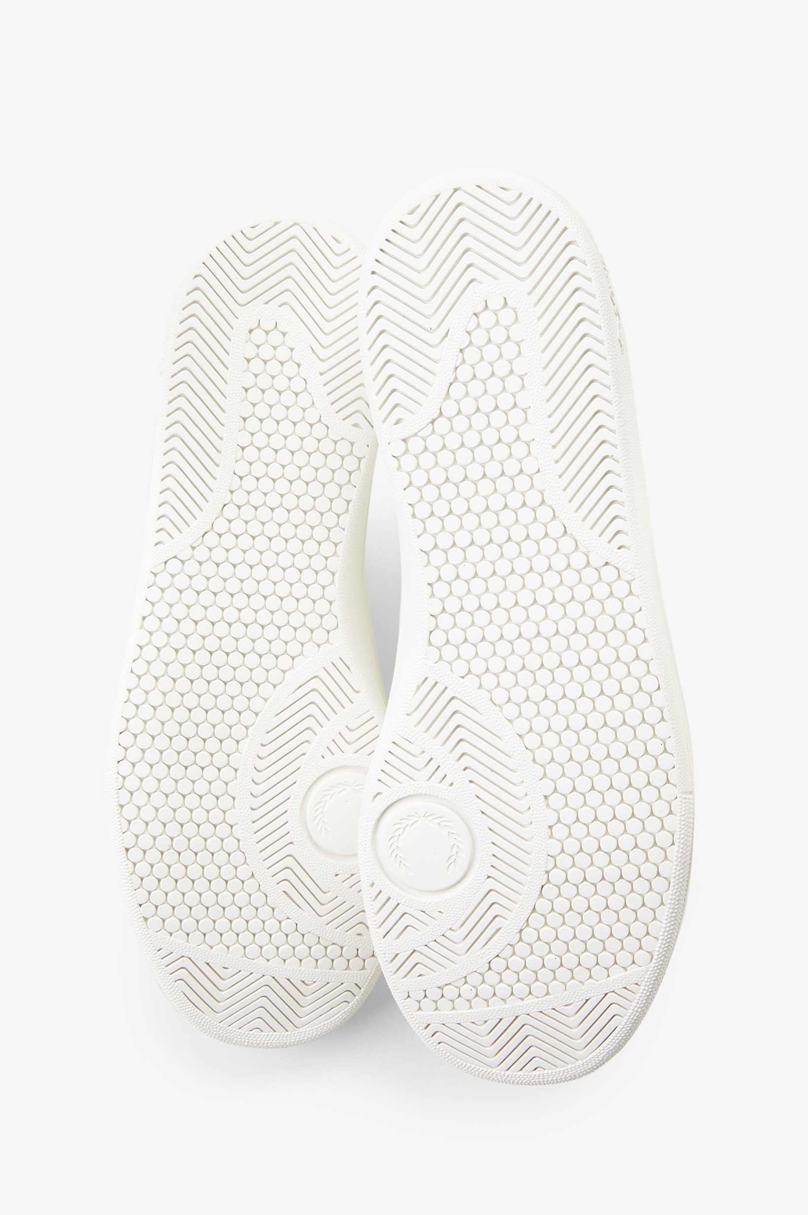 Sapatilhas Unisexo 'B721' em pele Fred Perry Creme-4