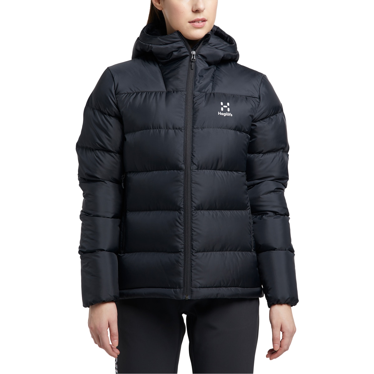 Imagen 3 de Chaqueta de mujer Bield Down Hood Haglöfs - Negro Negro