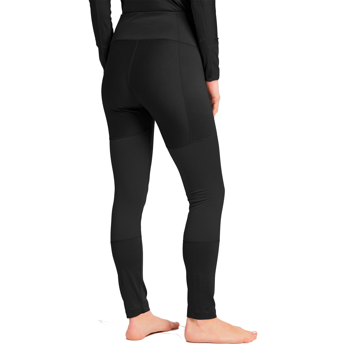 Malla de mujer Natural Blend Tech Long Johns Häglofs - Negro Negro-4