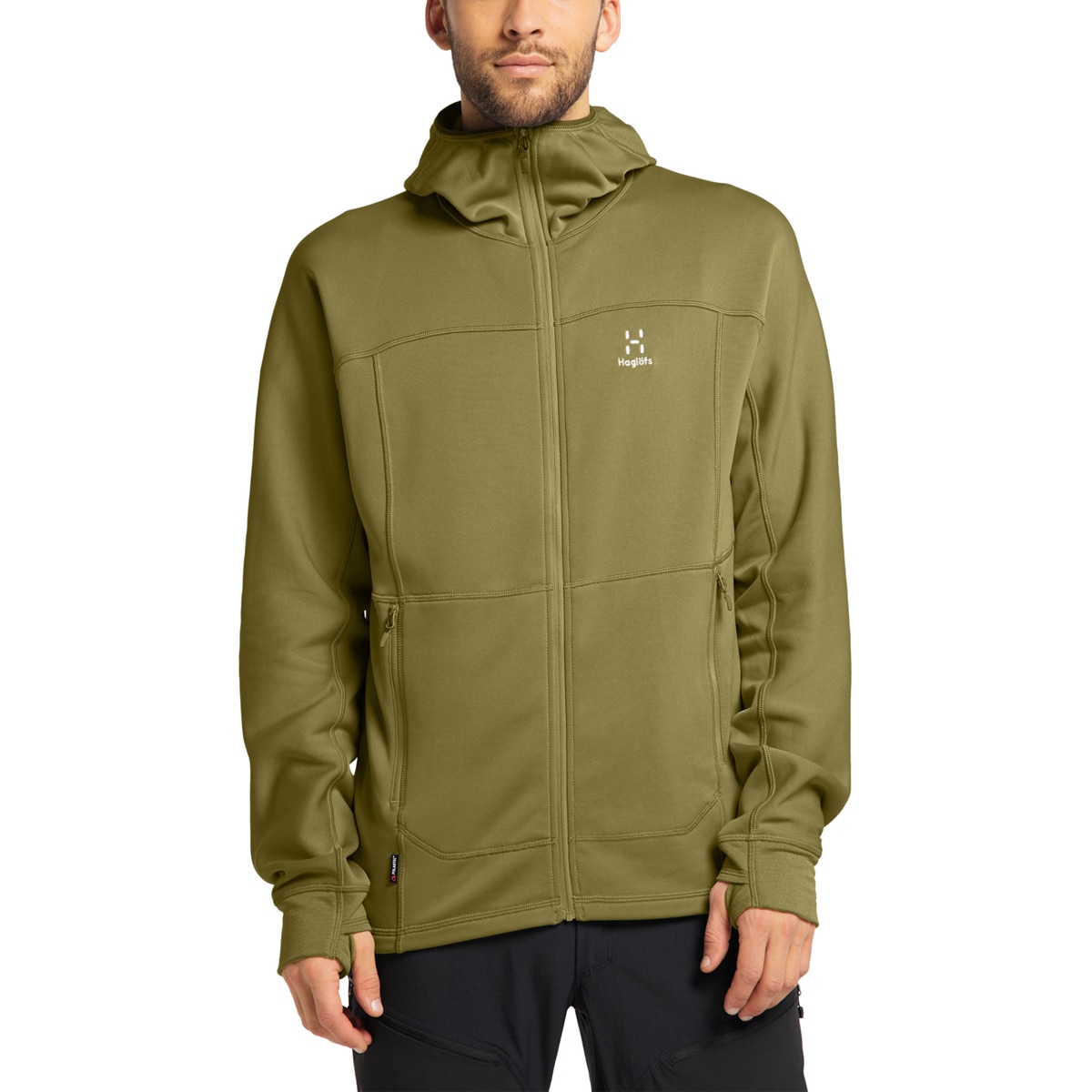 Sudadera de hombre Betula Hood Haglöfs - Verde Oliva Verde Oliva-3