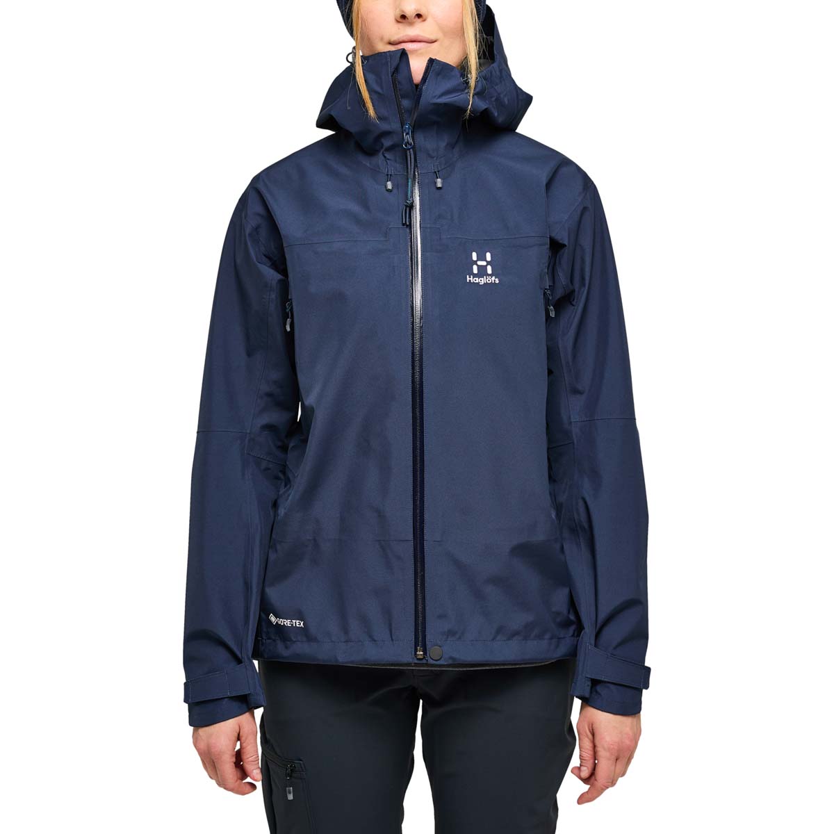 Chaqueta de mujer ROC Flash GTX Haglöfs - Azul marino Azul marino-3