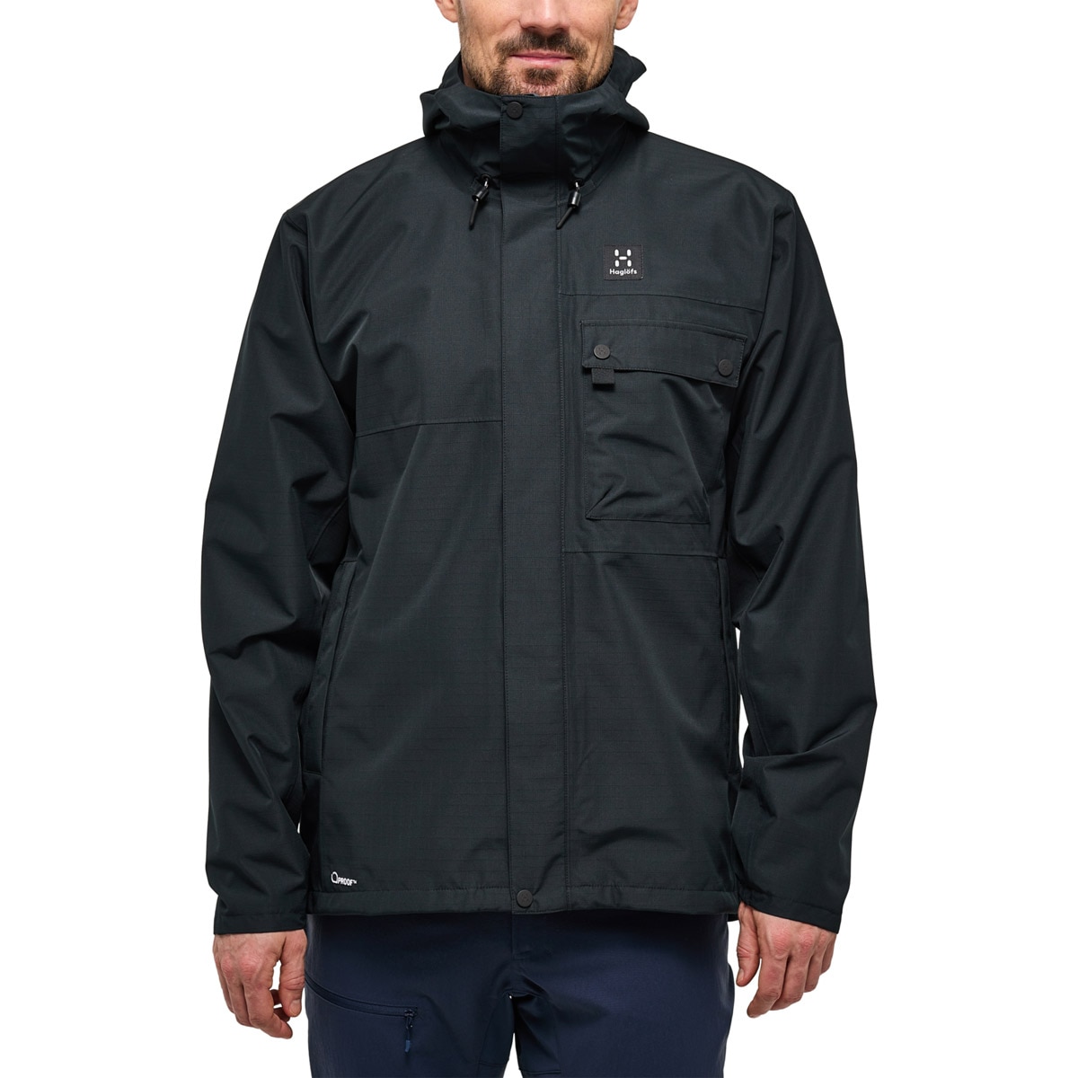 Chaqueta de hombre Porfyr Proof Haglöfs - Negro Negro-3