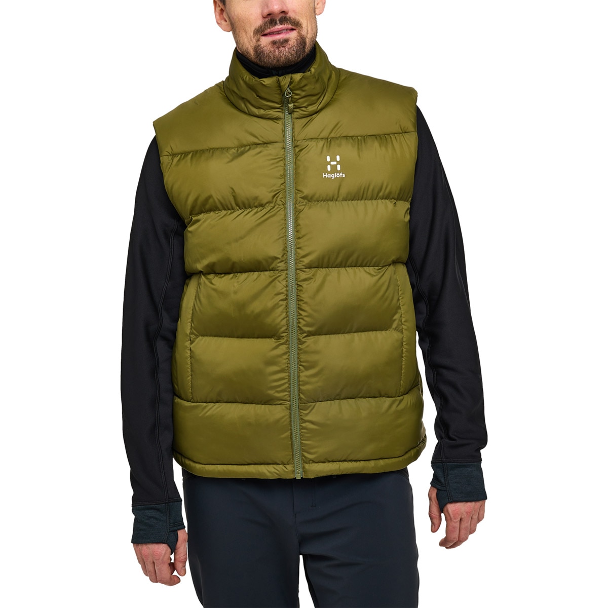 Chaleco de hombre Puffy Mimic Haglöfs - Verde Oliva Verde Oliva-3