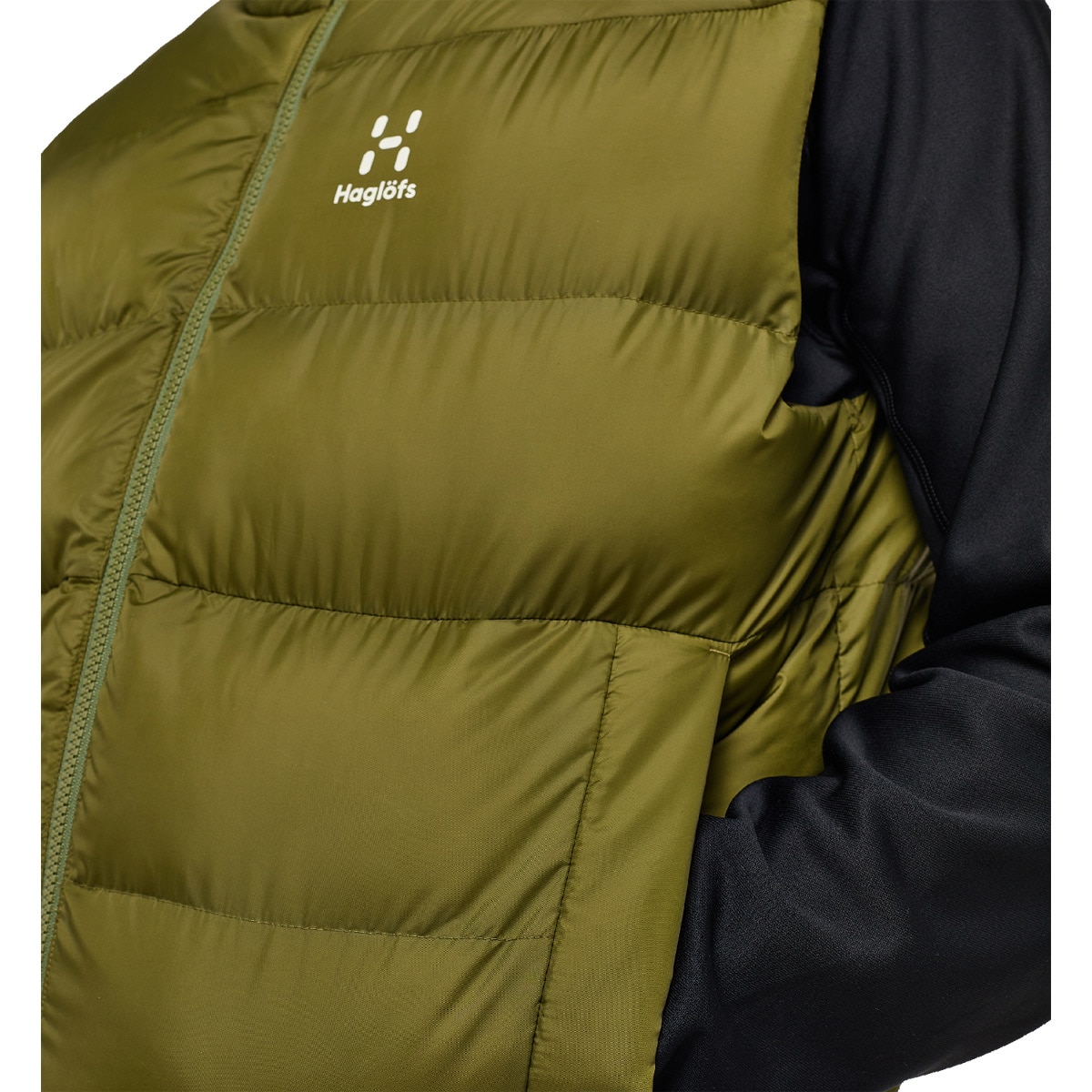 Chaleco de hombre Puffy Mimic Haglöfs - Verde Oliva Verde Oliva-5