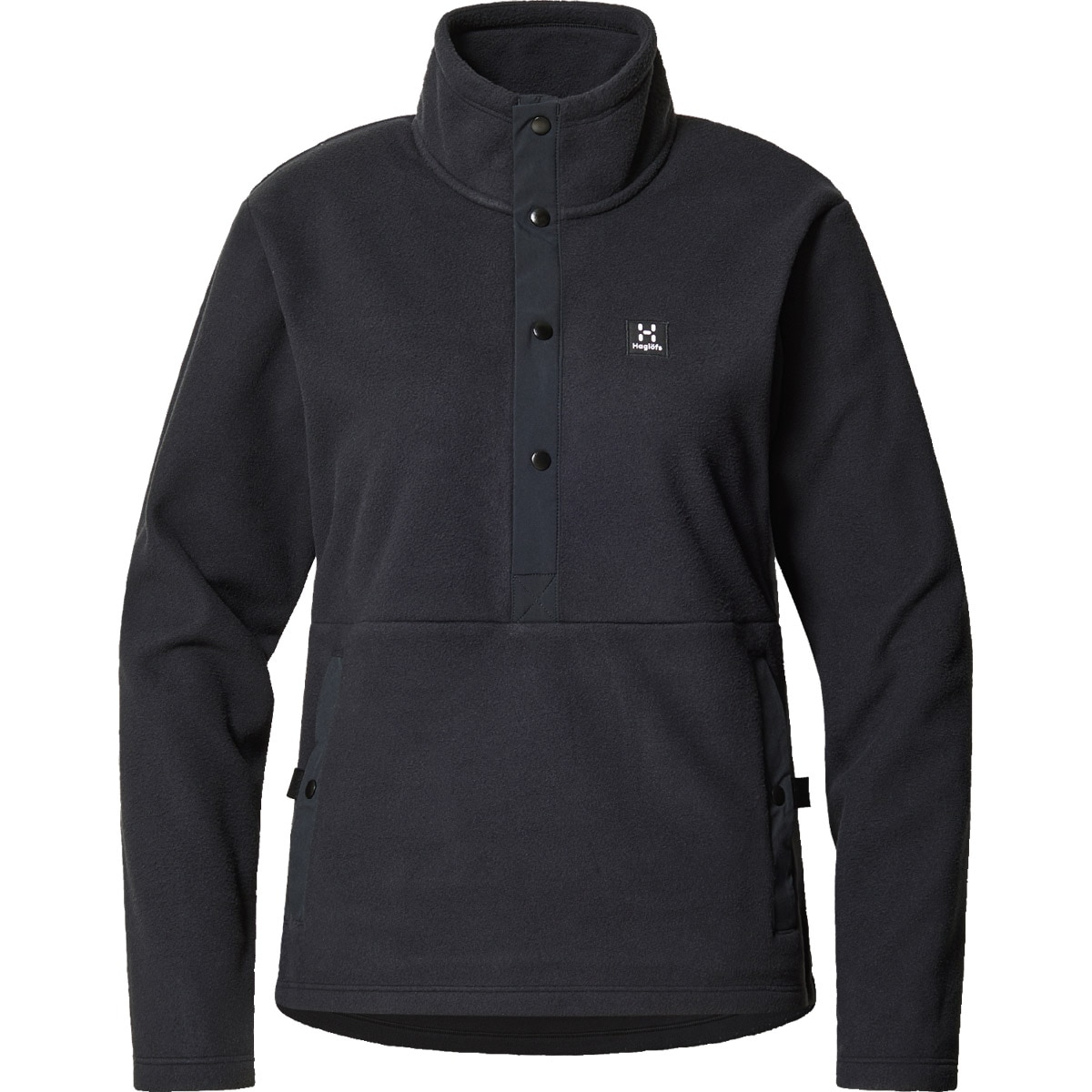 Forro polar de mujer Mora Mid Haglöfs - Negro Negro-1