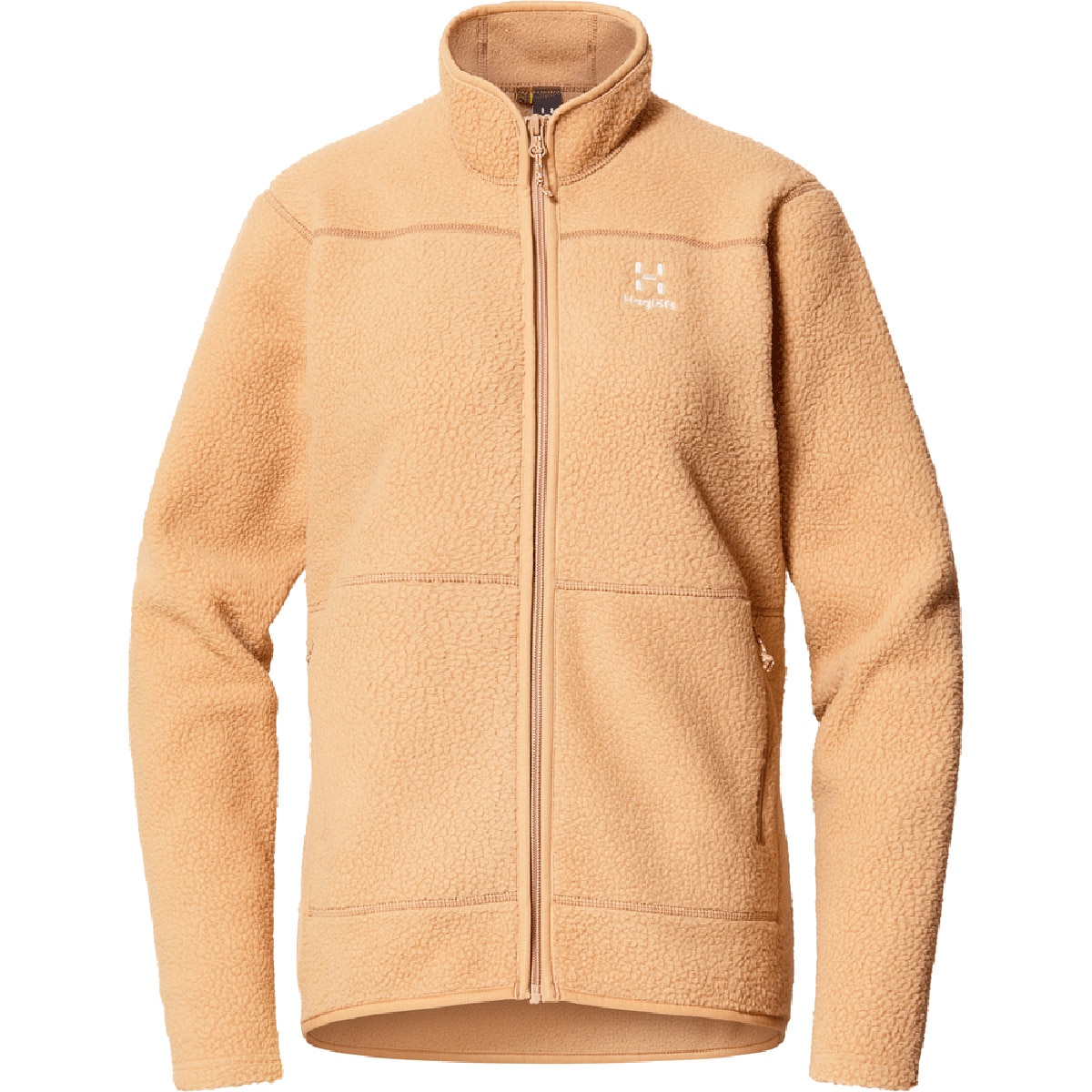 Forro polar de mujer Mossa Pile Haglöfs - Marrón claro Marrón claro-1