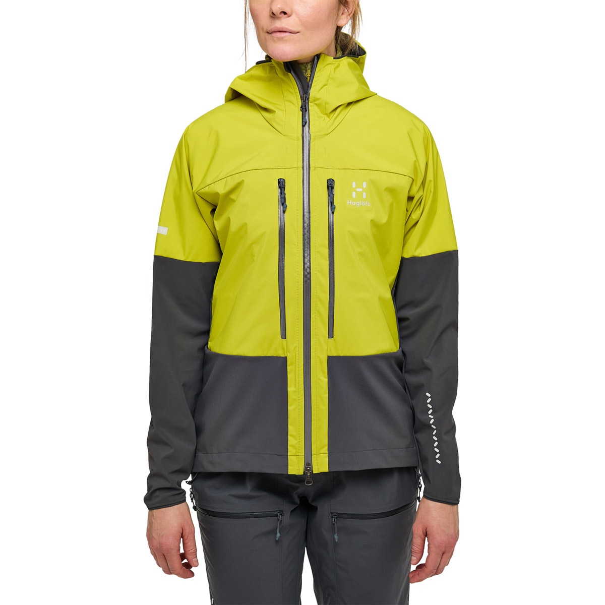Chaqueta de nieve de mujer L.I.M Hybrid Touring Haglöfs - Amarillo Amarillo-3