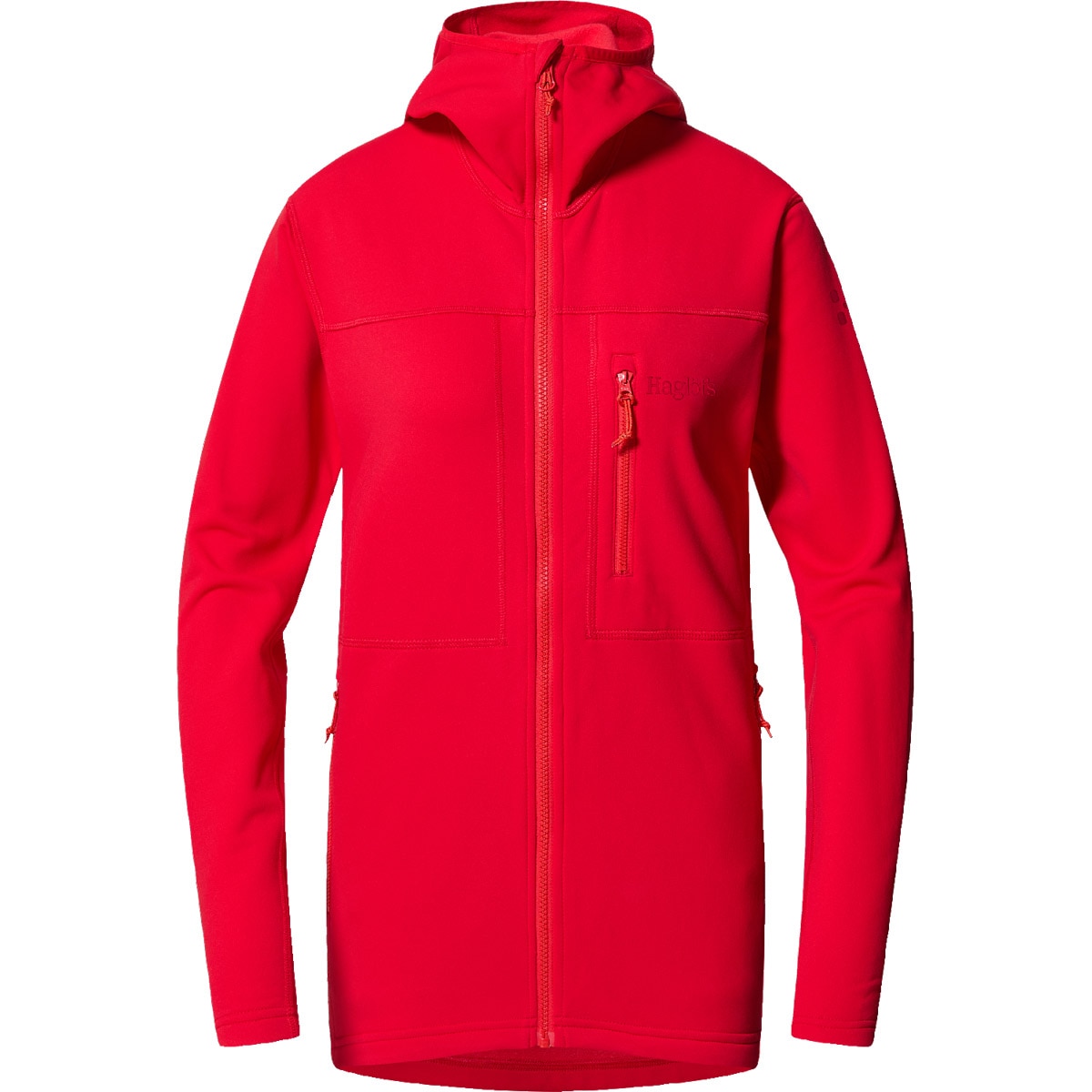 Forro polar de mujer Rosson Mid Hood Haglöfs - Rojo Rojo-1