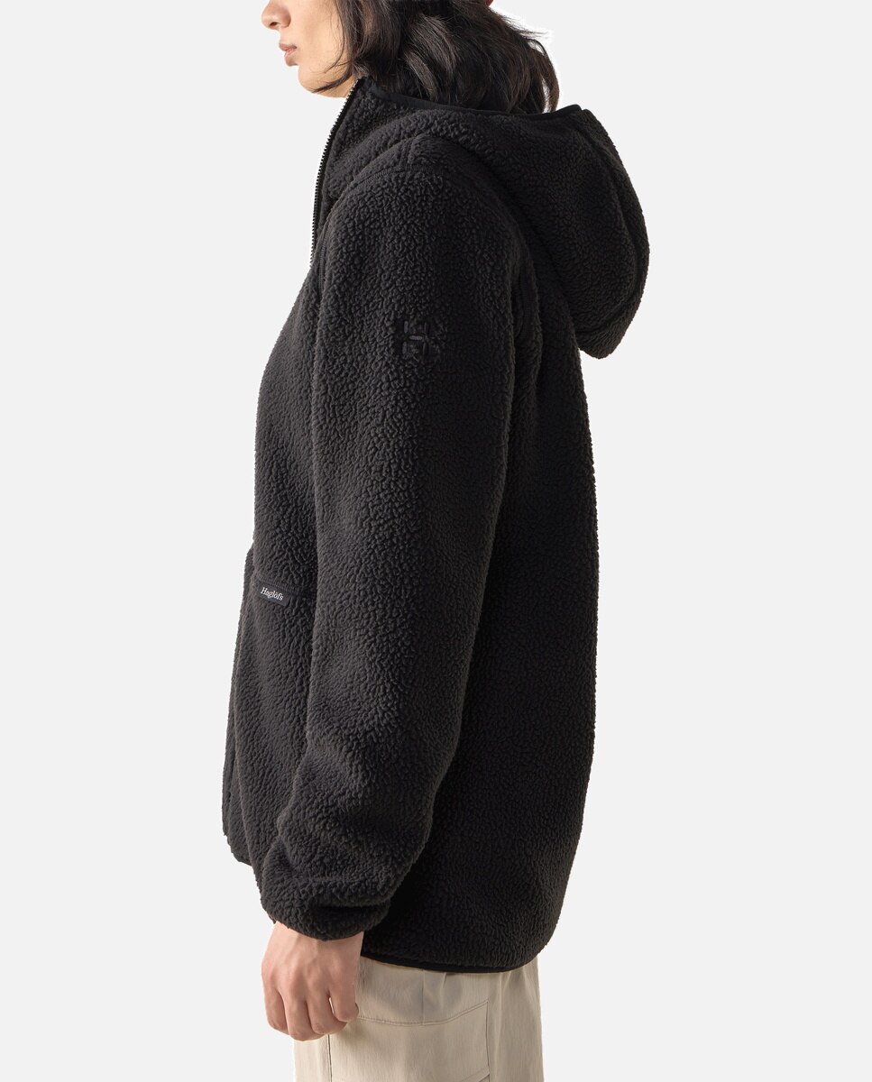 Forro polar de mujer Funäs Pile Haglöfs - Negro Negro-3