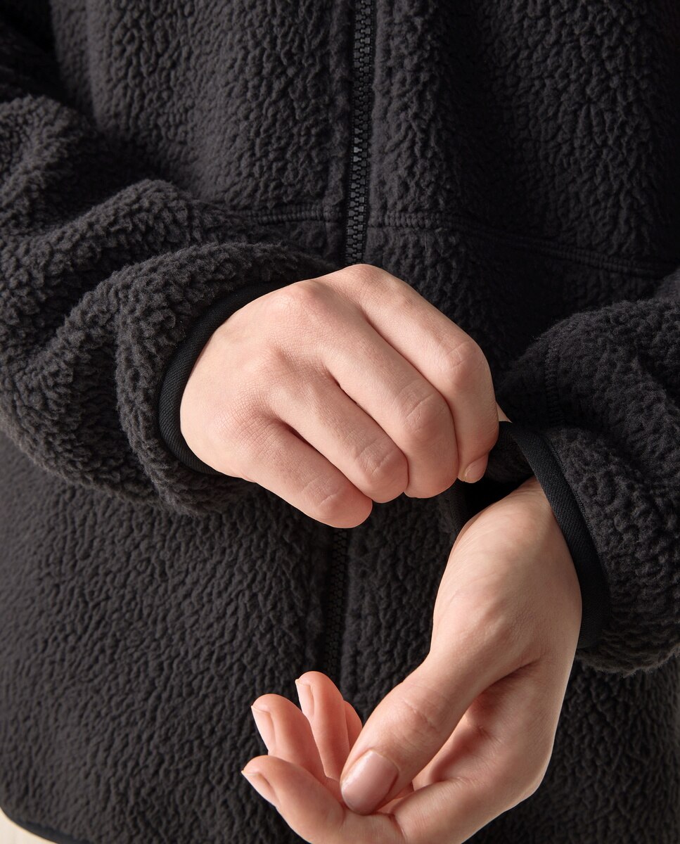 Forro polar de mujer Funäs Pile Haglöfs - Negro Negro-6