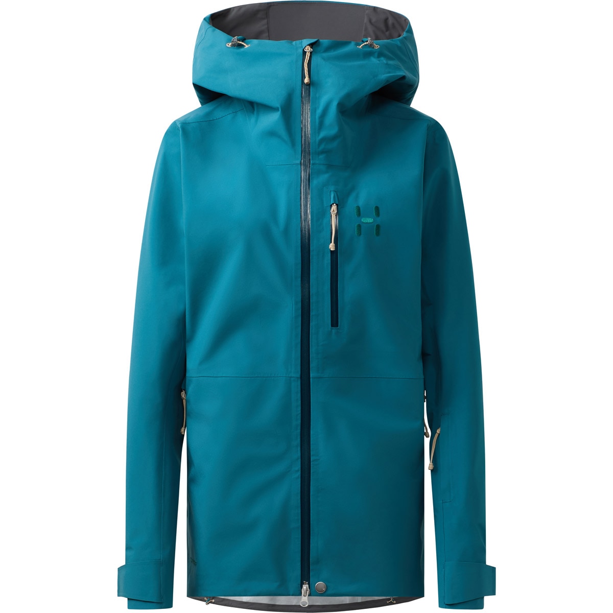 Chaqueta de esquí de mujer Alper Proof Haglöfs - Azul turquesa / Azul marino Azul turquesa / Azul marino-1
