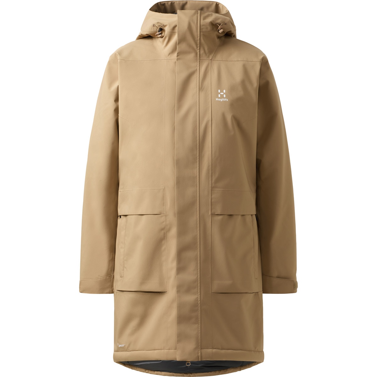 Chaqueta de mujer Salix Proof Mimic II Haglöfs - Marrón claro Marrón claro-1