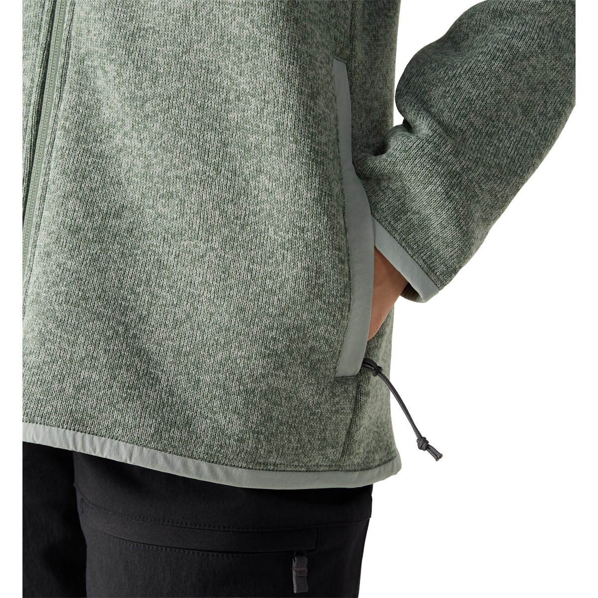 Polar de mujer Swook II Mid Haglöfs - Verde grisáceo Verde grisáceo-4