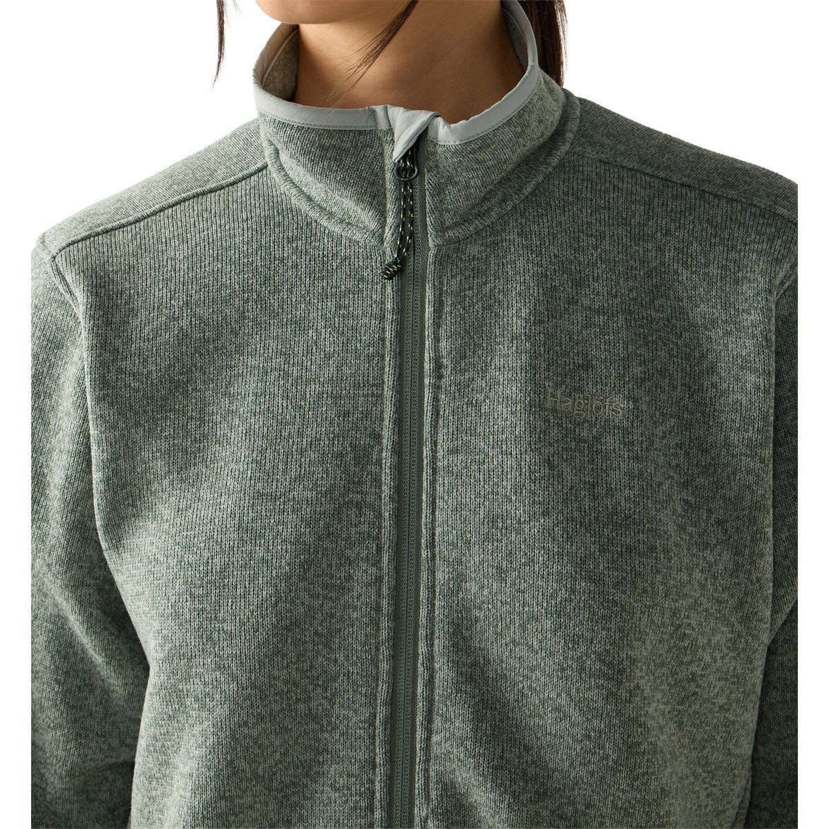 Polar de mujer Swook II Mid Haglöfs - Verde grisáceo Verde grisáceo-6