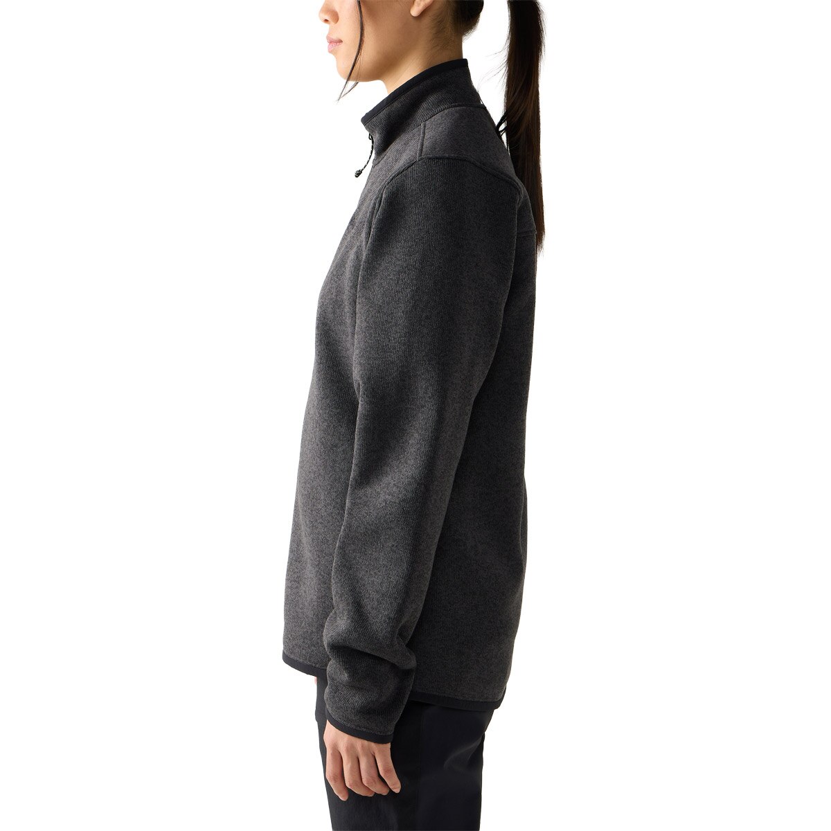Polar de mujer Swook II Mid Haglöfs - Gris oscuro Gris oscuro-3