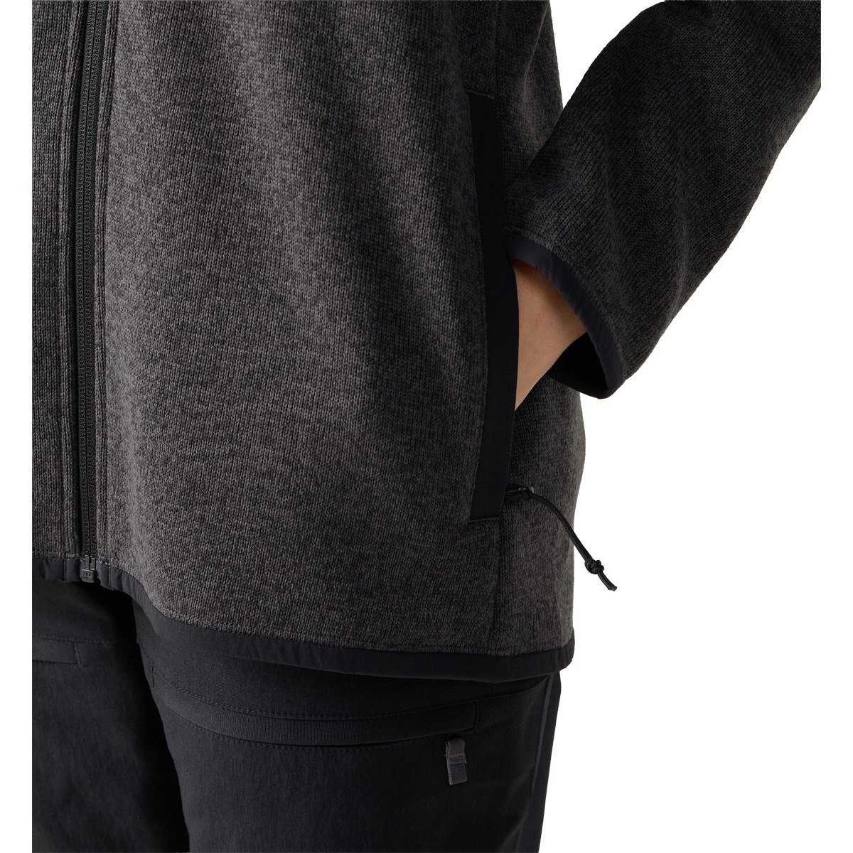 Polar de mujer Swook II Mid Haglöfs - Gris oscuro Gris oscuro-4