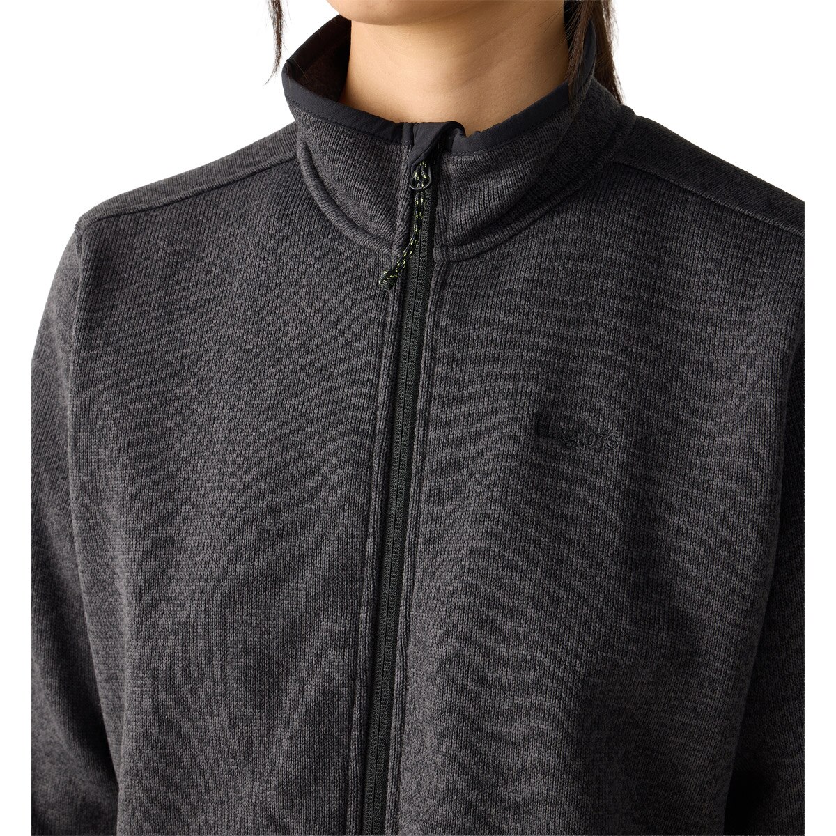 Polar de mujer Swook II Mid Haglöfs - Gris oscuro Gris oscuro-6